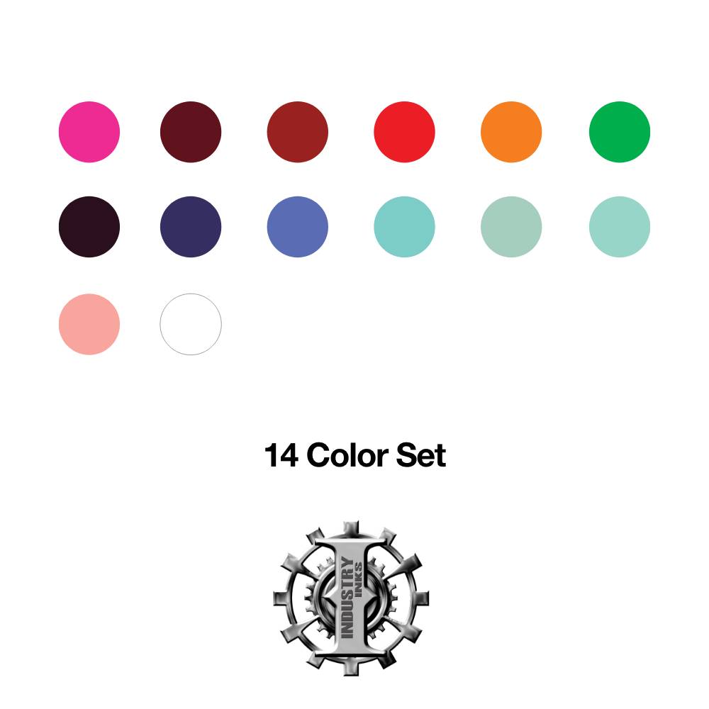 14 Color Professional Tattoo Ink Set - High Quality Pigment for Artists - Perfect for Tattoo Studios & Body Art Enthusiasts