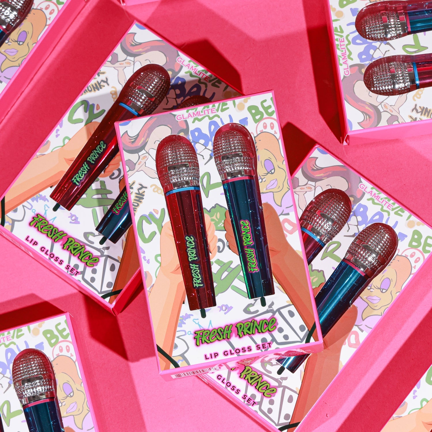 Fresh Prince x Glamlite Lip Gloss Set - High-Shine, Moisturizing & Long-Lasting - Perfect for Parties, Date Nights & Everyday Wear