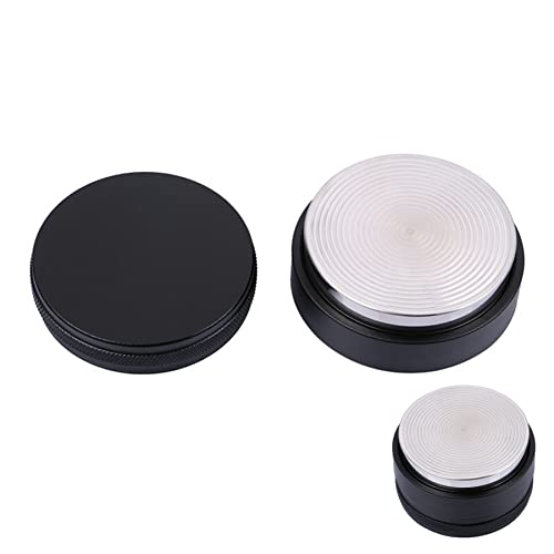 58MM Adjustable Height Stainless Steel Coffee Tamper - Espresso Powder Distributor with Threaded Base | Perfect for Home Baristas & Professional Coffee Shops