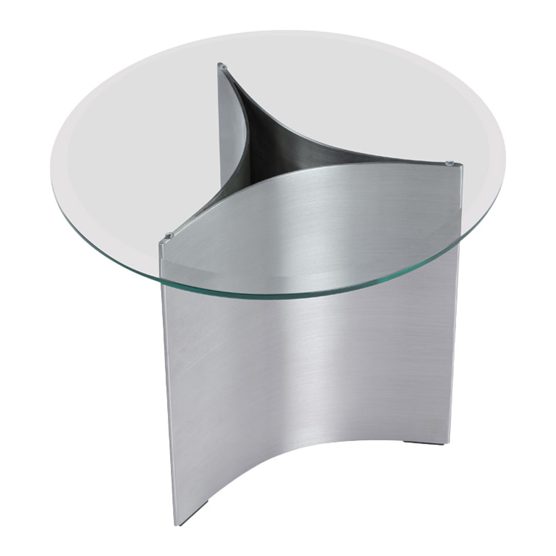 Modern Arc Coffee Table - Sleek Mid-Century Design for Living Room, Lounge & Office - Durable Glass & Metal Frame - Perfect for Home Decor & Entertaining