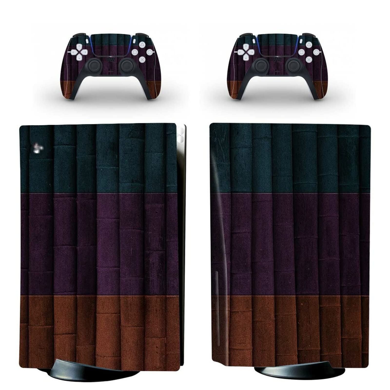 Anime Console Skin Decal for PS5 Disk Edition with 2 Controller Covers - Scratch-Resistant Vinyl Protection, Bubble-Free Application (96576) - Perfect for Gaming Enthusiasts & Collectors