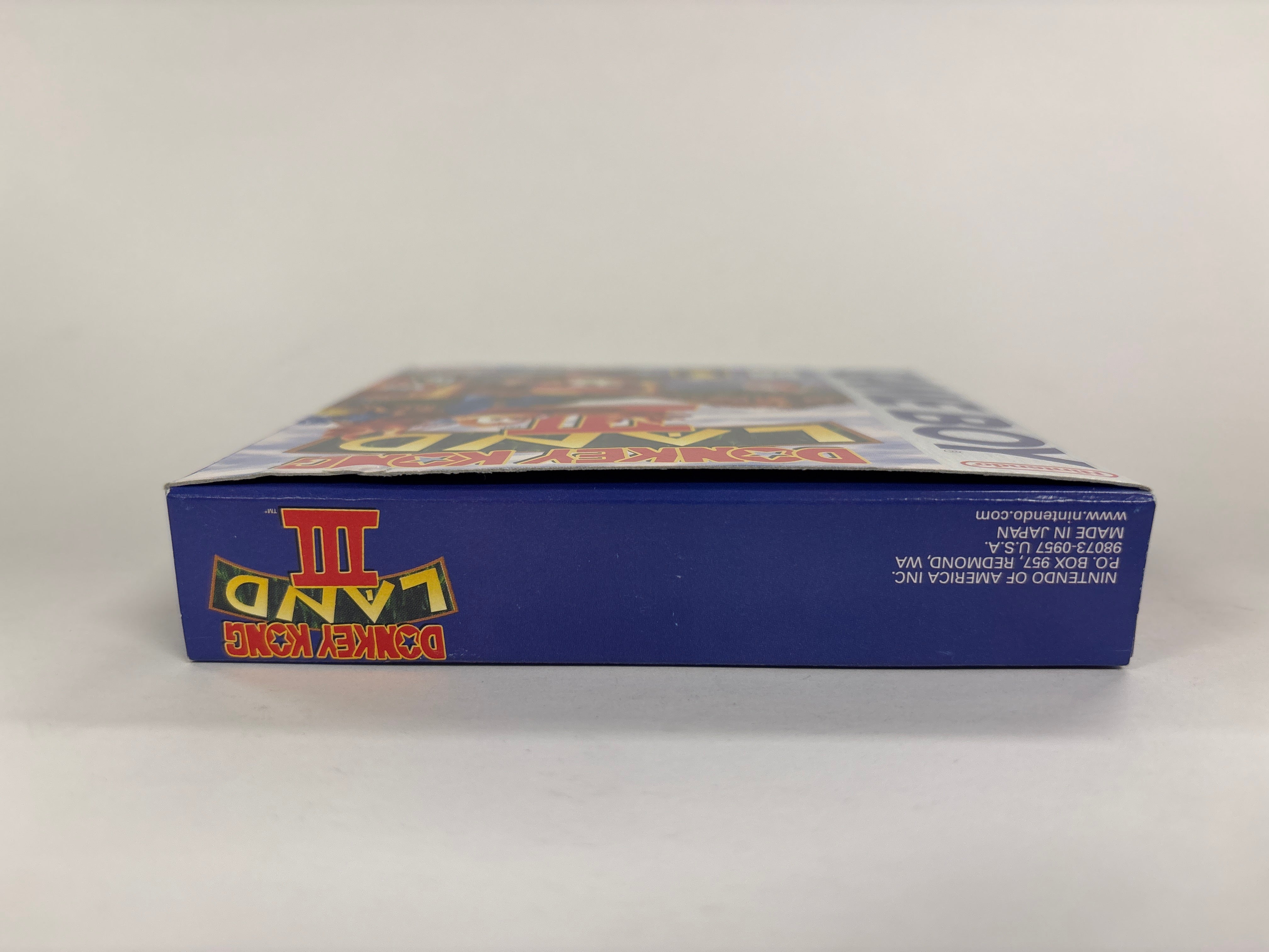 Donkey Kong Land III Game Boy Box & Manuals Only (No Game Included) - Perfect for Collectors & Retro Gaming Enthusiasts