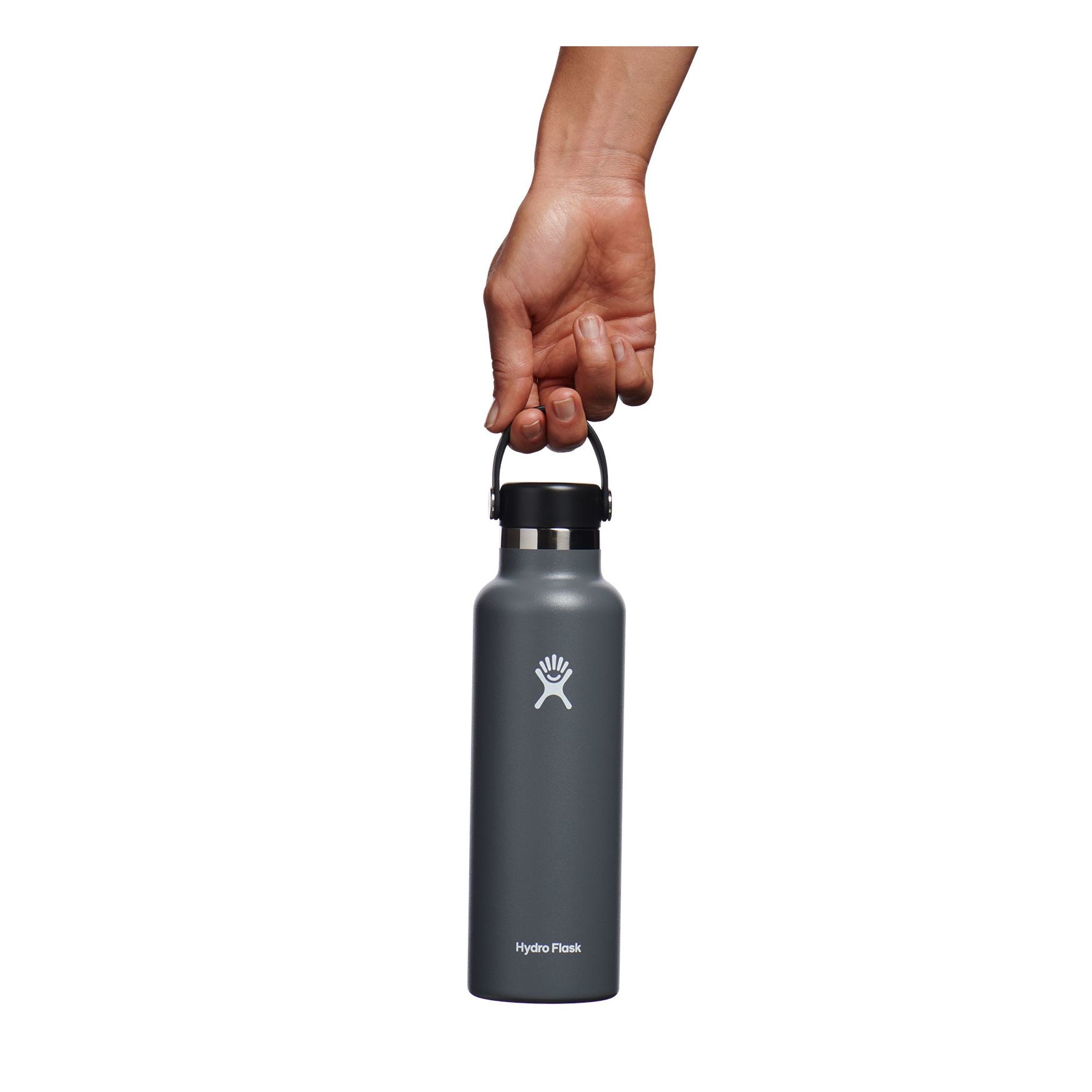 21 oz Standard Mouth Water Bottle - BPA Free, Leak Proof Stainless Steel Insulated Bottle for Gym, Hiking & Everyday Use