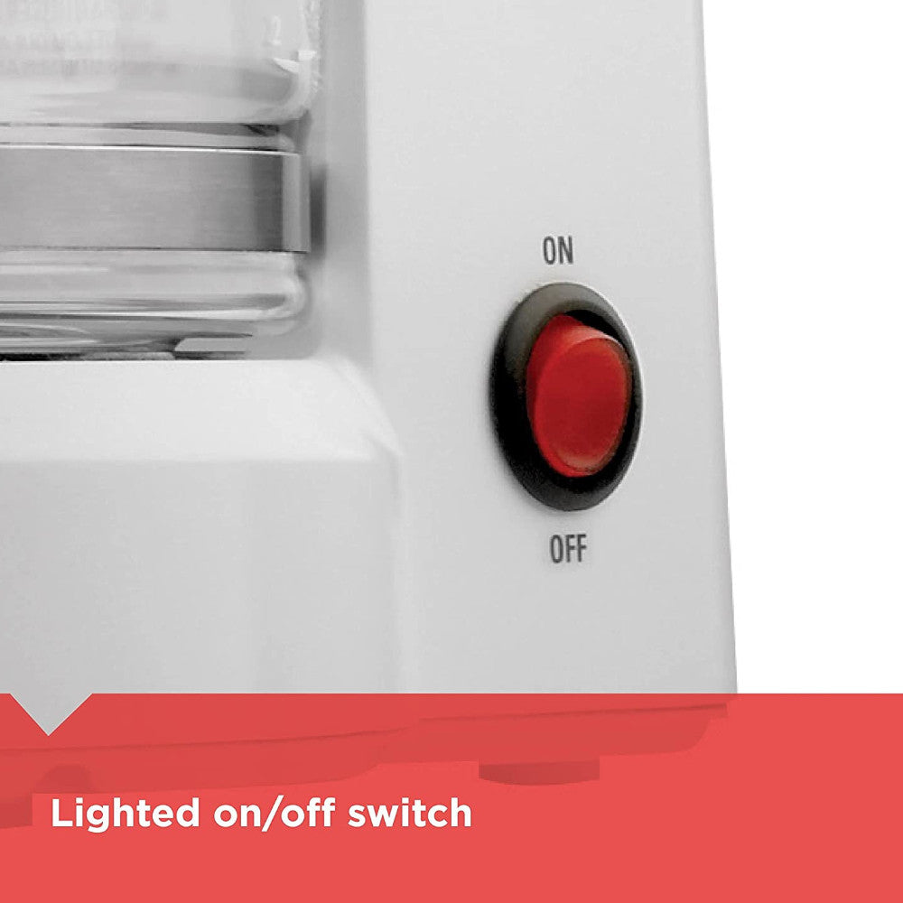 BLACK+DECKER 5 Cup Programmable Coffee Maker with Auto Shut-Off - DCM600W Certified Refurbished with Full Warranty - Perfect for Home, Office & Small Kitchens
