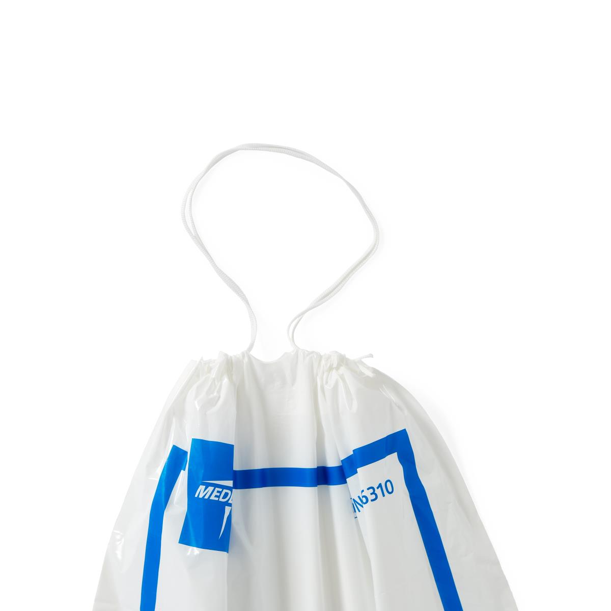 Disposable Patient Belongings Bags with Drawstring Closure - Pack of 250 | Hospital, Nursing Home & Healthcare Storage Solution