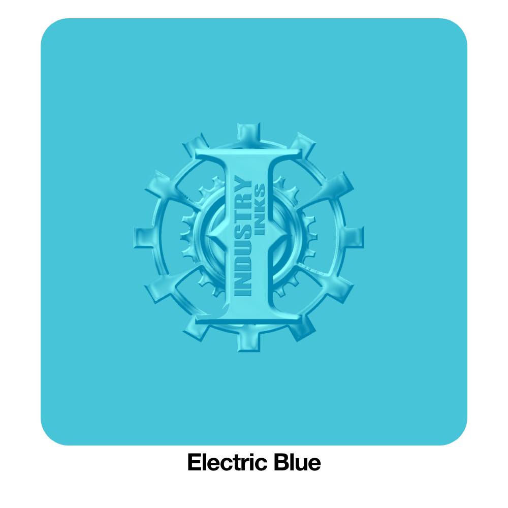 Electric Blue Screen Printing Ink - High-Quality Industry Inks for Professional Printing - Choose Your Size - Perfect for T-Shirt, Poster & Fabric Printing