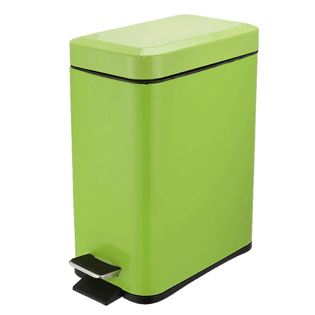 Stainless Steel Trash Can 5L - 14/22/30CM Small Garbage Bin for Home, Kitchen, Bathroom, Bedroom & Hotel | Modern & Stylish Waste Basket for Living Spaces