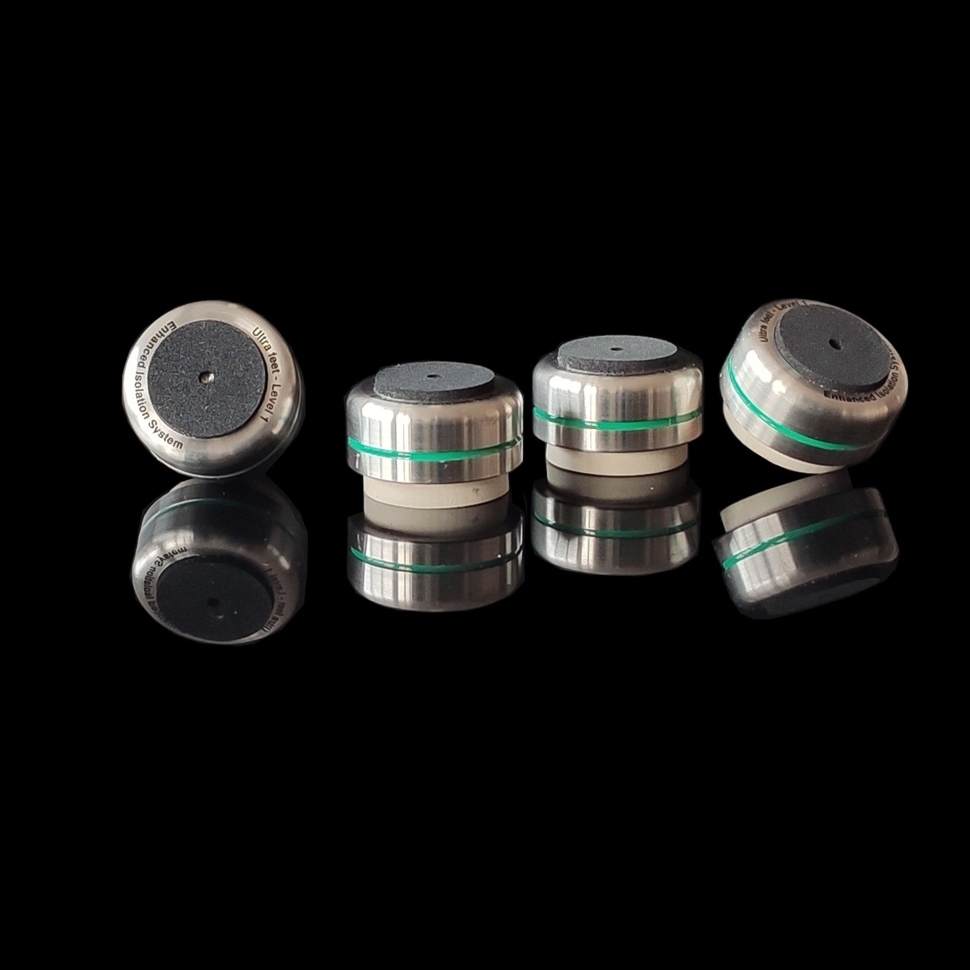Bassocontinuo Ultra Isolation Feet System - Premium Audio Equipment Vibration Dampers for Turntables, Speakers & Hi-Fi Systems - Perfect for Home Theater & Studio Use