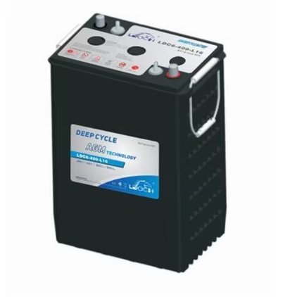 Leoch LDC6 400 6V 400Ah Deep Cycle AGM Battery for Floor Scrubbers, Golf Carts, Solar Systems & Off-Grid Power - Maintenance-Free L16 Battery for Heavy-Duty Applications