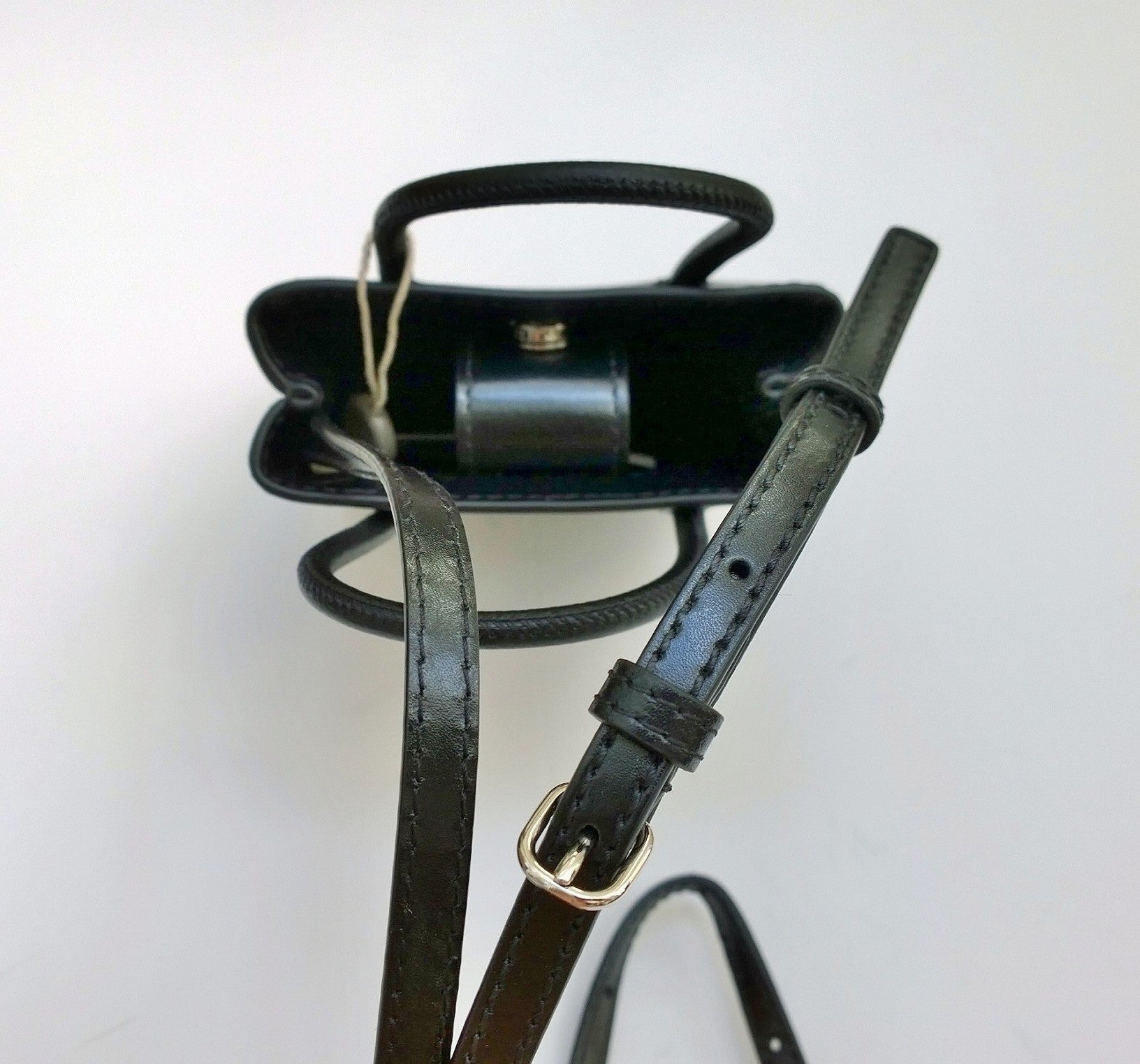 Balenciaga x Simpsons Black Leather Phone Bag Crossbody Purse for Women - Fashionable Small Shoulder Bag for iPhone, Wallet & Essentials - Perfect for Parties, Travel & Daily Use