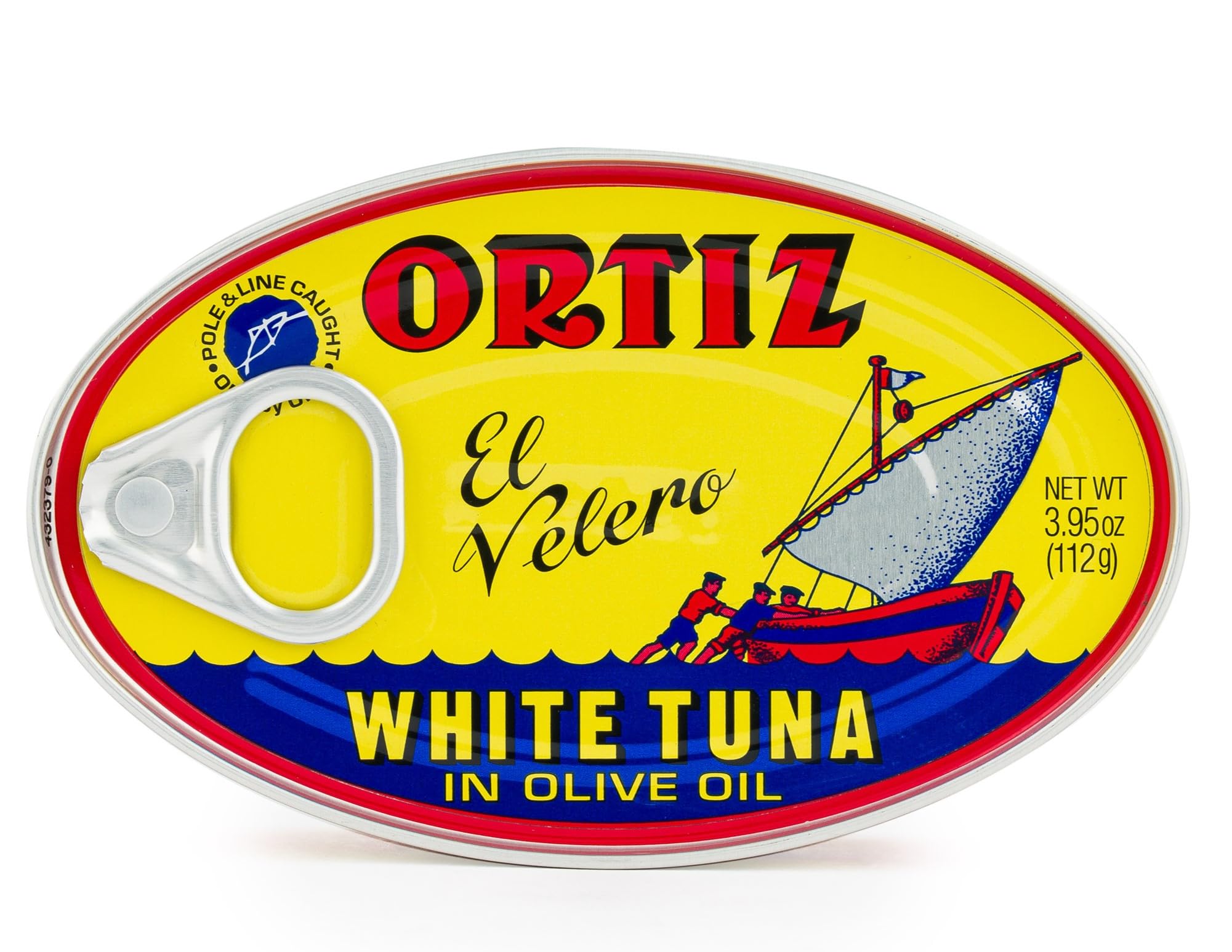Premium Ortiz White Tuna in Olive Oil - Wild Caught Spanish Albacore, High Protein & Omega-3 Fatty Acids - Tender Slices Perfect for Salads, Pasta, Sandwiches & Tapas - No Mayo Needed - 3.95oz Cans (Pack of 24) - Ideal for Meal Prep, Keto & Mediterranean Diets