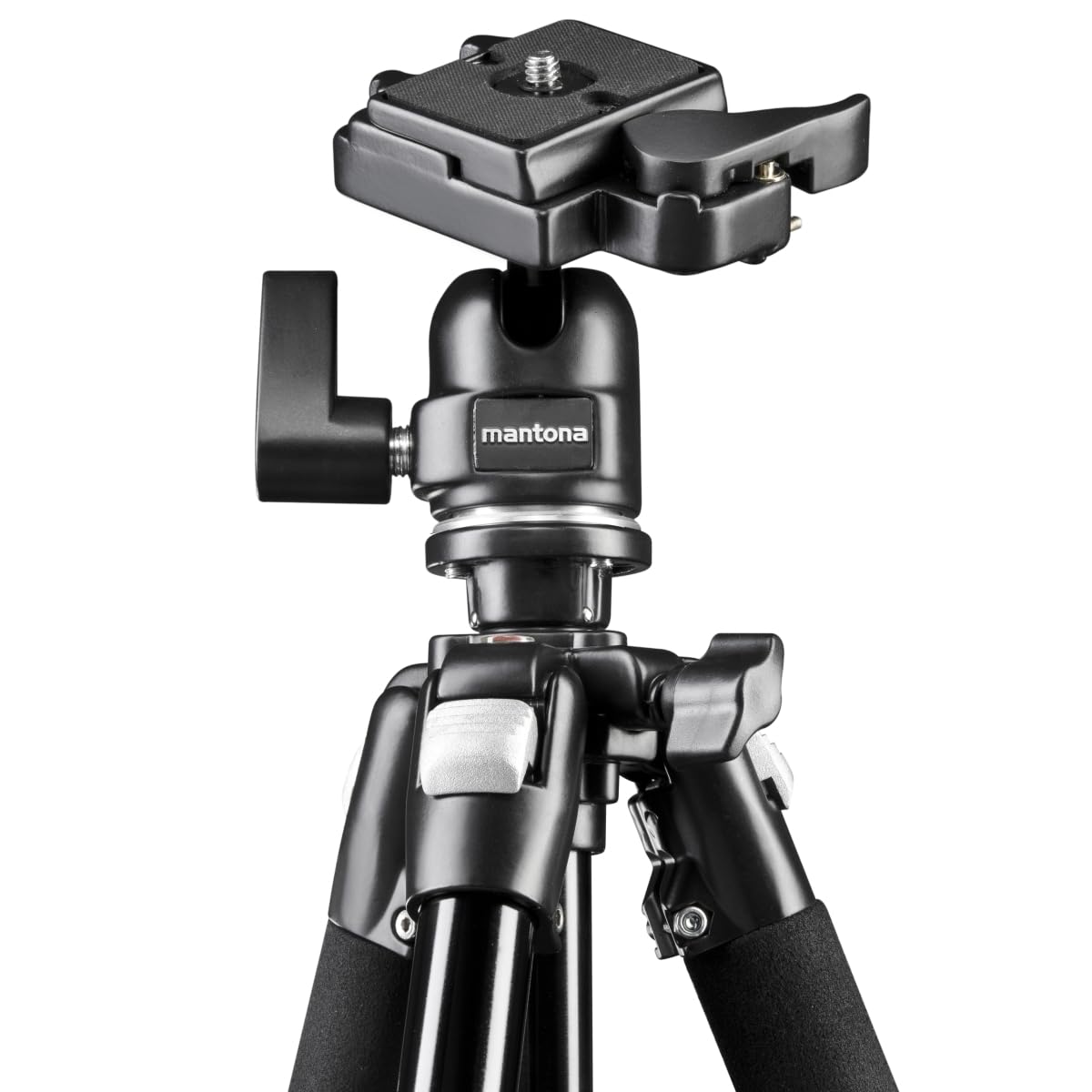 Scout Max Tripod 157cm with Ball Head & Quick-Release Plate - 6kg Load Capacity, Built-in Bubble Level - Perfect for DSLR Cameras, Video Shooting, Travel Photography & Outdoor Adventures