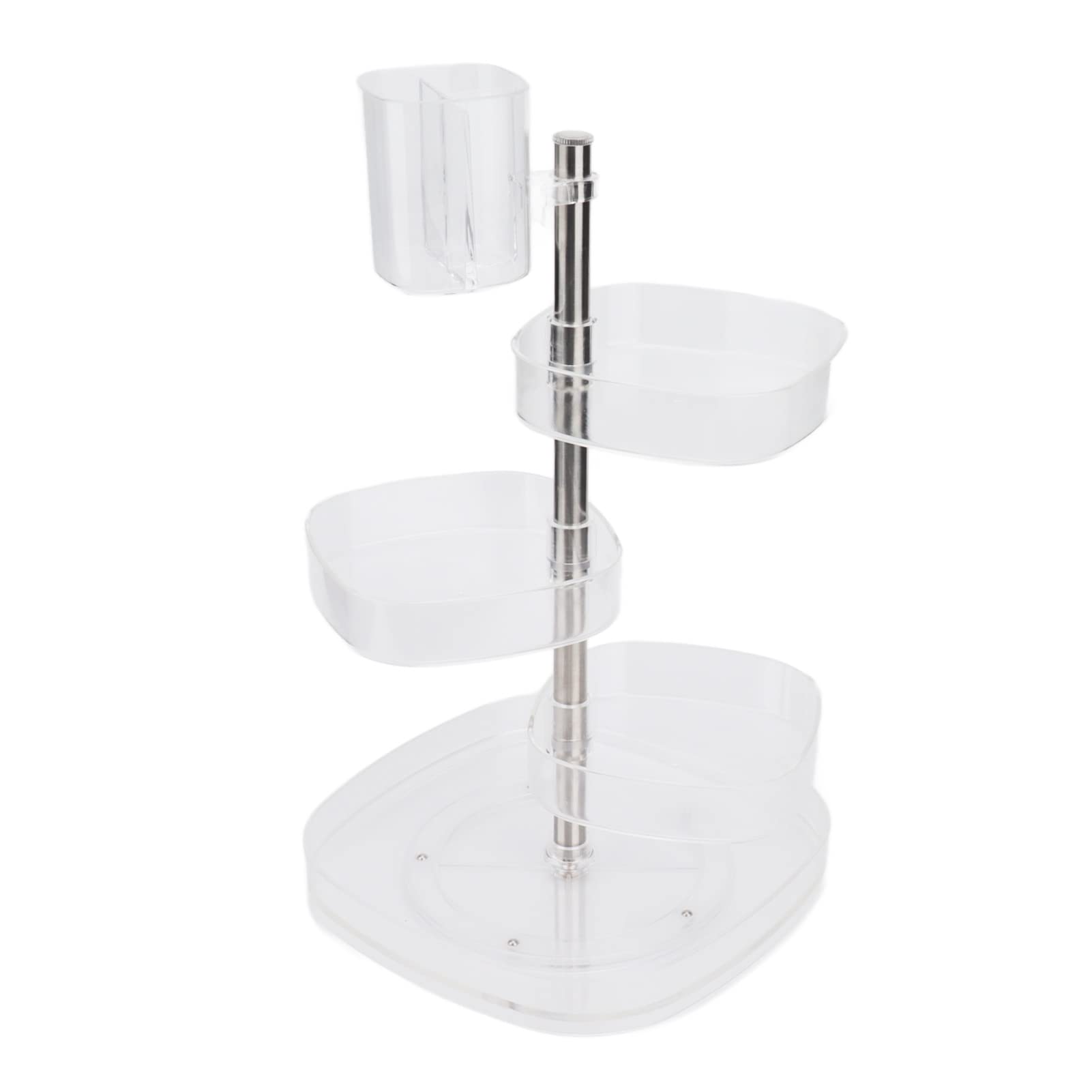 Rotating Cosmetic Storage Rack - Multilayer Desktop Organizer for Home & Office