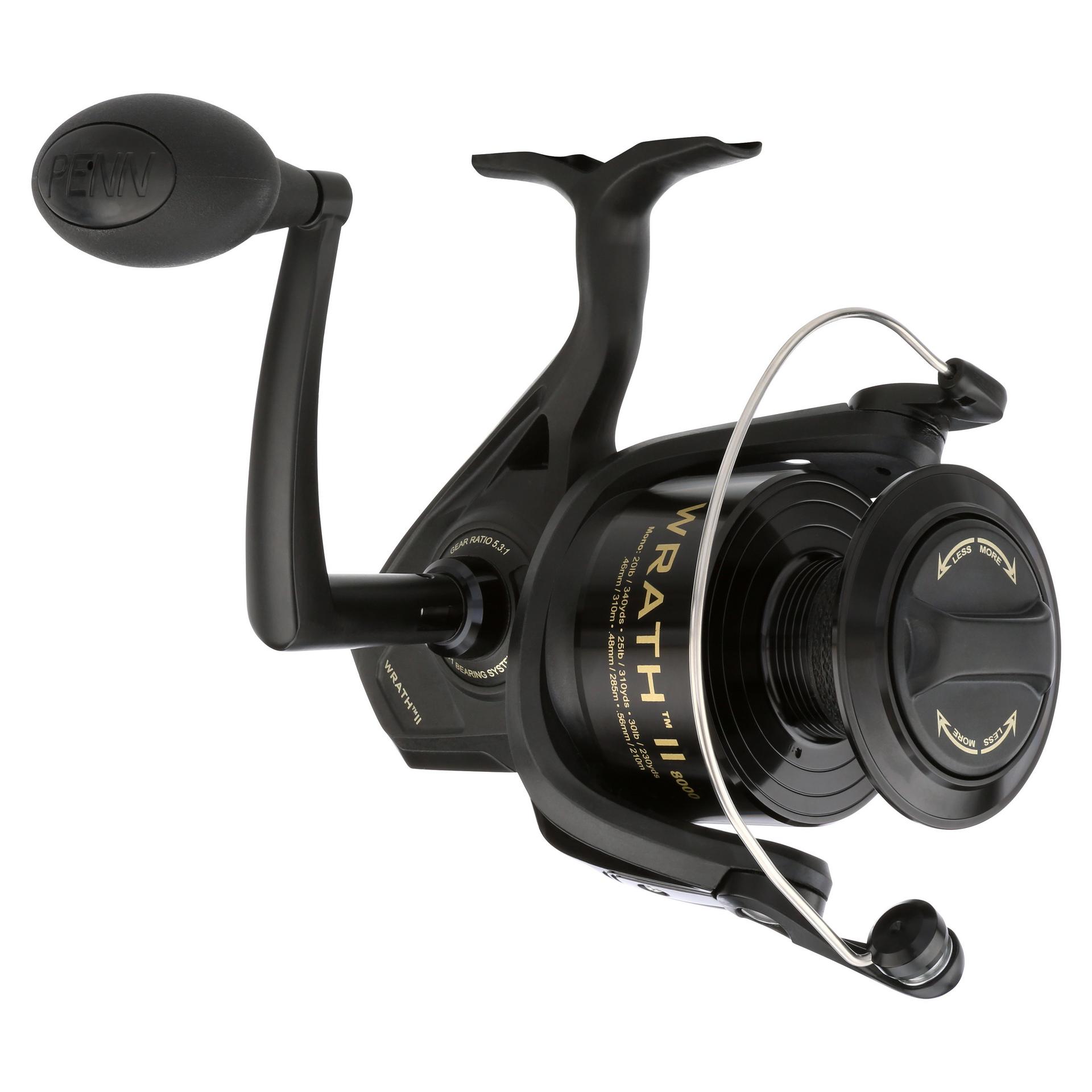 Wrath® II Spinning Reel - High Performance Saltwater Fishing Reel with Smooth Drag System | Perfect for Surf Fishing, Pier Fishing & Offshore Angling