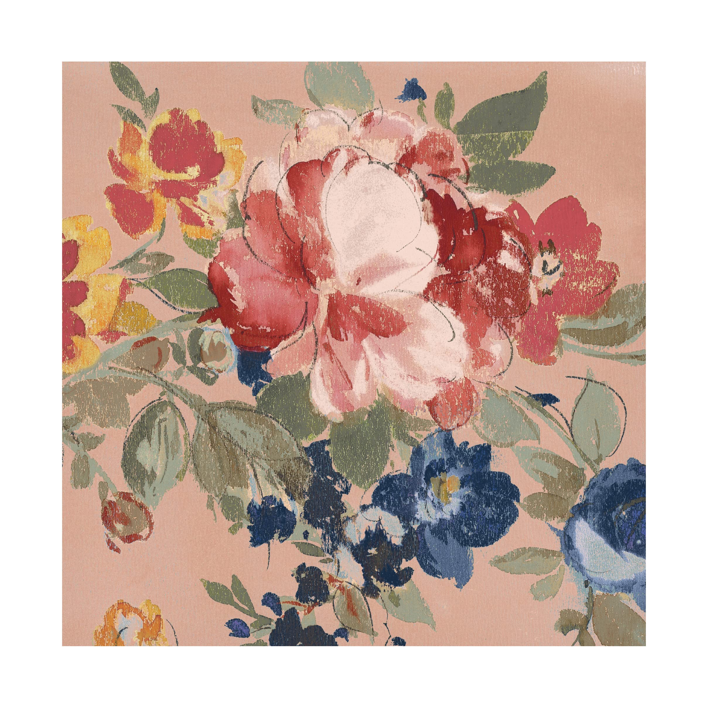 Trademark Fine Art 'Terra Garden I' Canvas Wall Art Print by Wild Apple Portfolio - Nature Inspired Botanical Decor for Living Room, Bedroom & Office