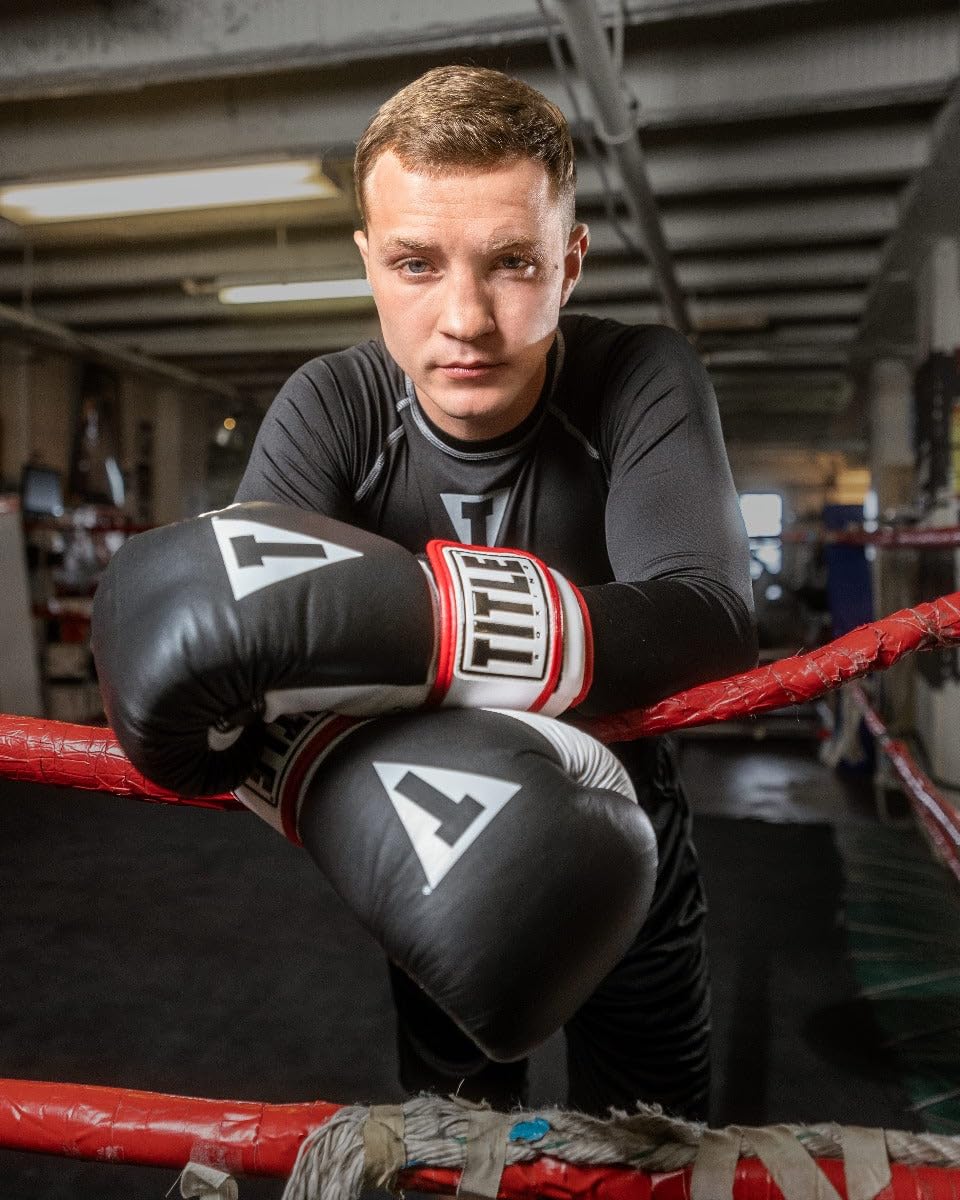 Premium TITLE Gel World Bag Gloves - Boxing & MMA Training Gloves for Punching Bag Workouts, Sparring & Fitness Training (Black/Red) - Perfect for Home Gym, Boxing Classes & Martial Arts Practice