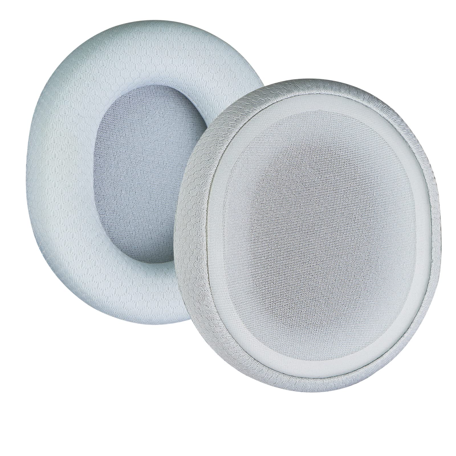 Premium Replacement Ear Pads Cushions for SteelSeries Arctis 1/3/5/7/9X/Pro/Prime Gaming Headset - Soft Memory Foam, Noise Isolation, Breathable Fabric (White) - Perfect for PC, PS5, Xbox & Long Gaming Sessions