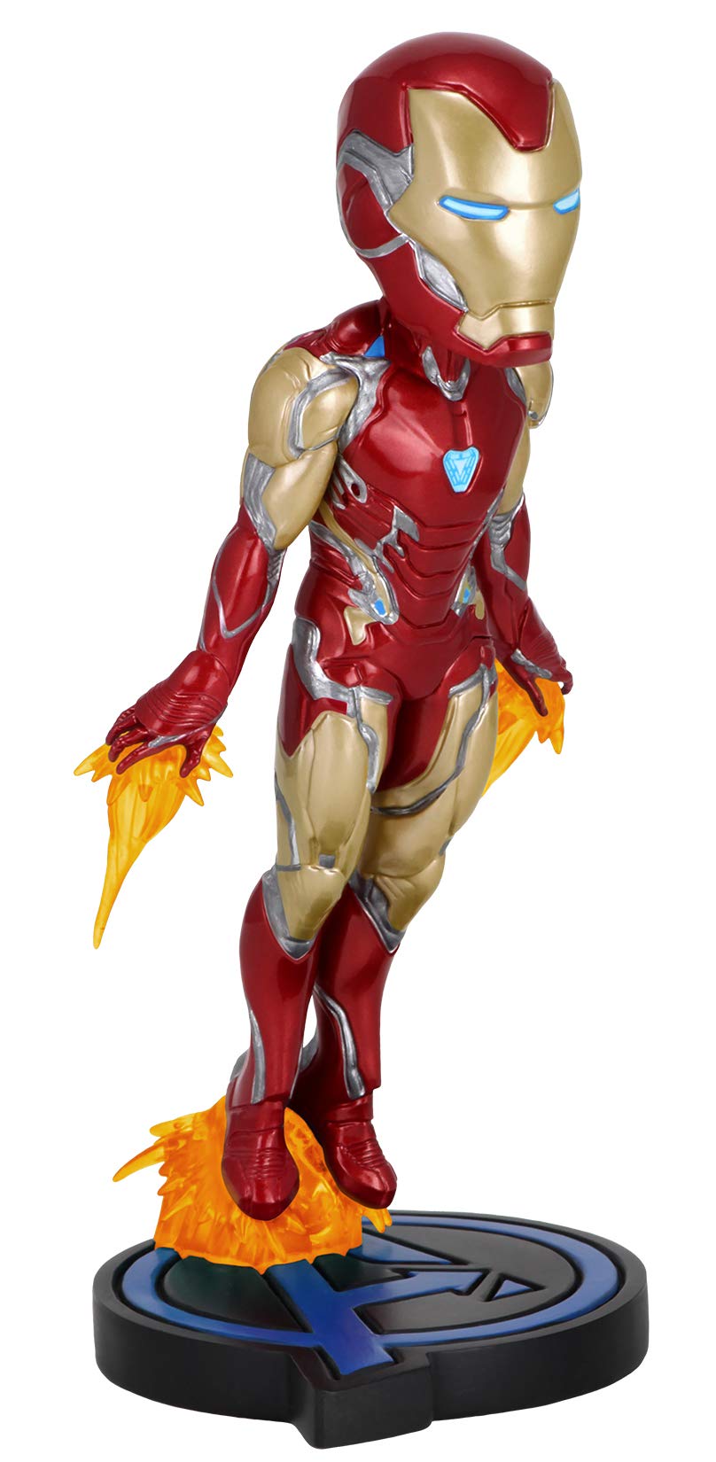 NECA Avengers Endgame Iron Man Head Knocker Bobblehead - Collectible Marvel Superhero Toy for Fans & Decor - Perfect for Home, Office, or Gift Giving