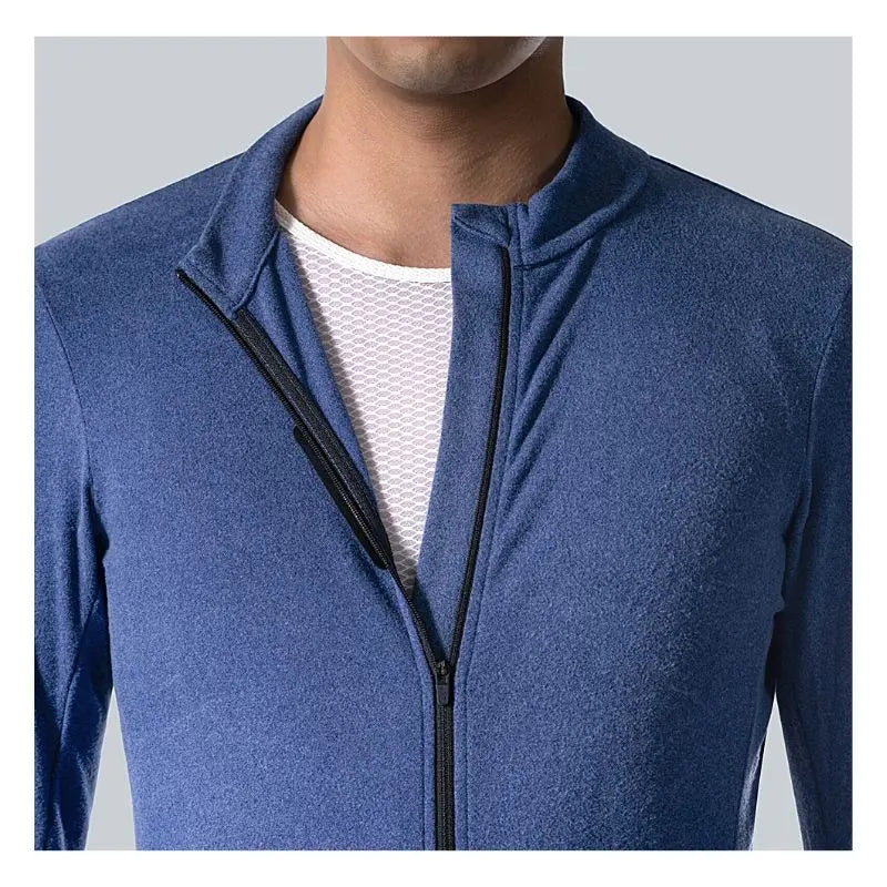 Men's Windproof Thermal Fleece Cycling Jacket - Winter Bike Riding Gear for Outdoor Sports & Commuting