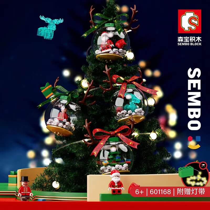 SEMBO 601168 Christmas Ornament Balls - 12 Pack Shatterproof Holiday Decorations for Xmas Tree, Home, Party & Outdoor Decor - Red & Gold Glitter Christmas Ball Ornaments