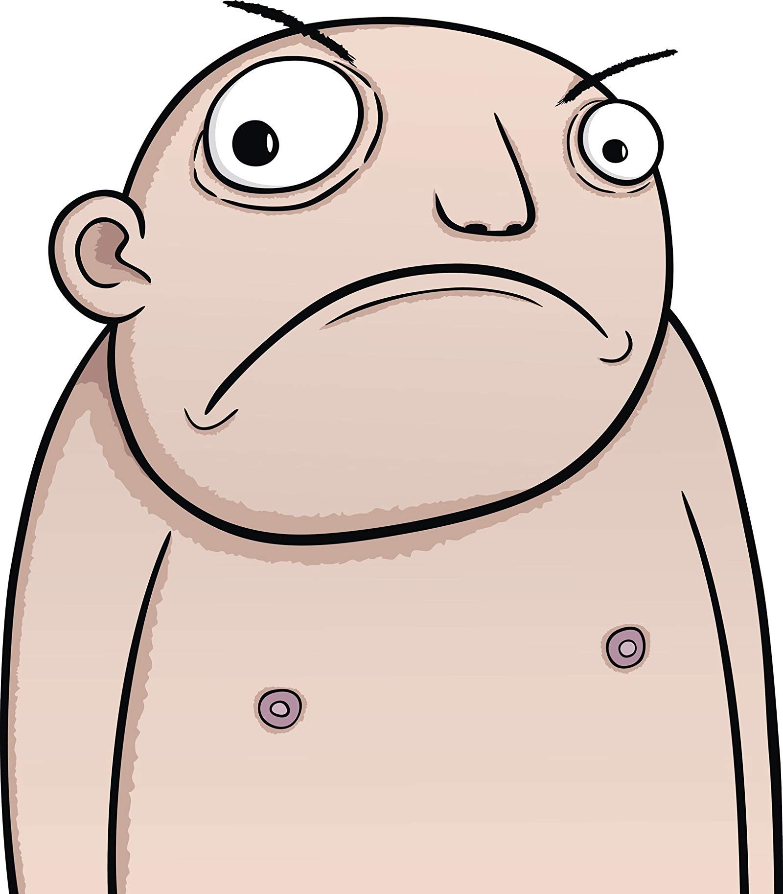 EW Designs Funny Retro Cartoon Man Magnet - 8