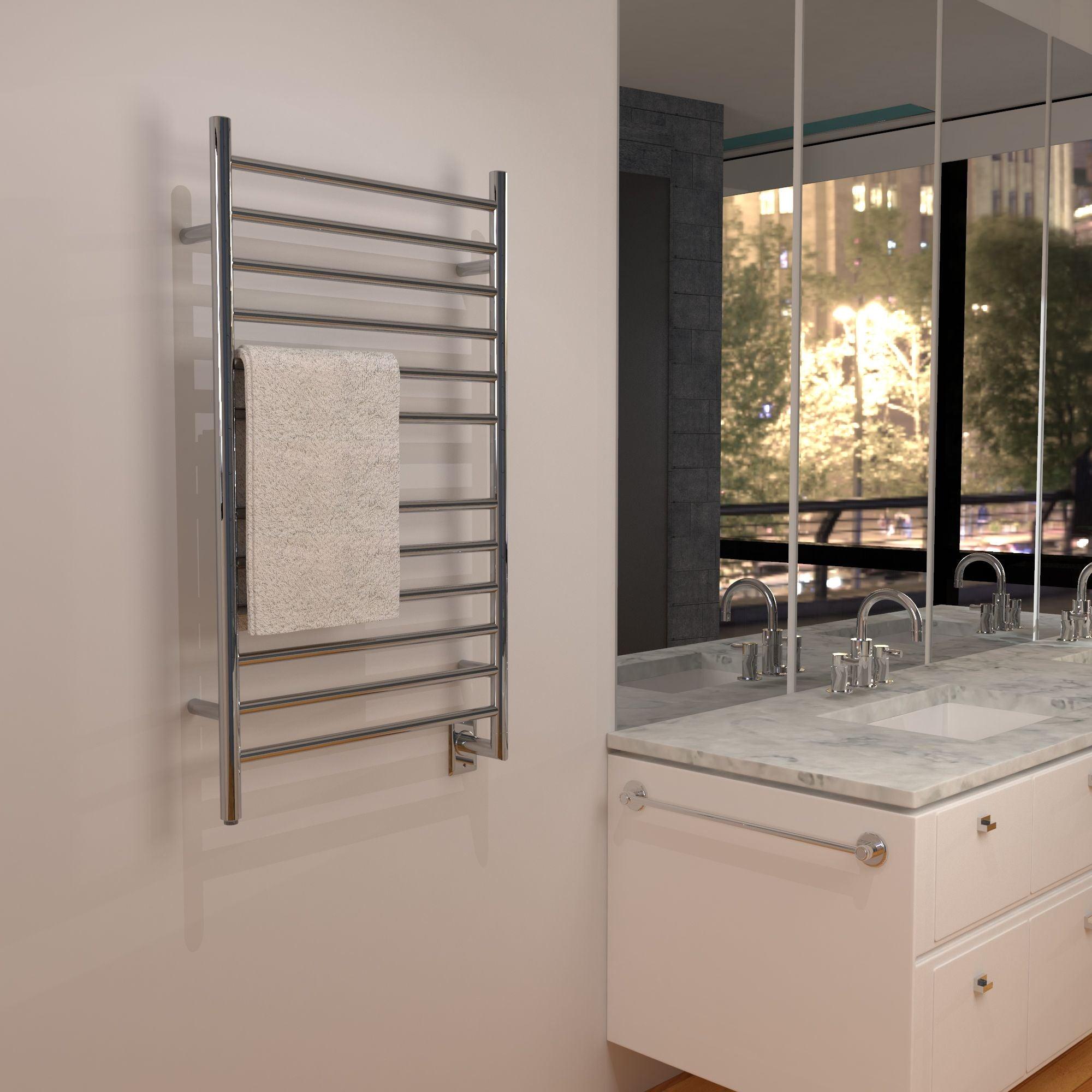 Amba Radiant Large Plug-in & Hardwired Bathroom Towel Warmer - 23.6