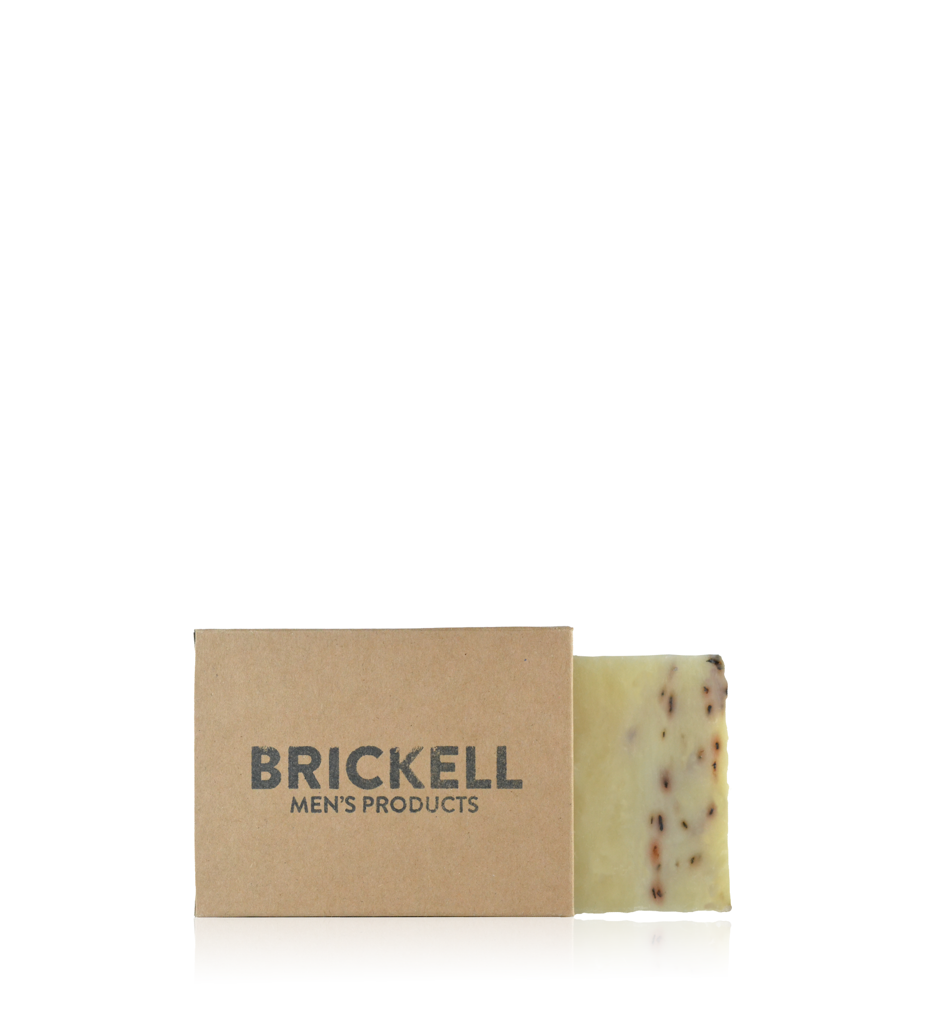 Brickell Men's Mint Soap Scrub Bar - Natural Face & Body Cleanser for Men - Exfoliating & Refreshing - Perfect for Shower, Gym & Travel