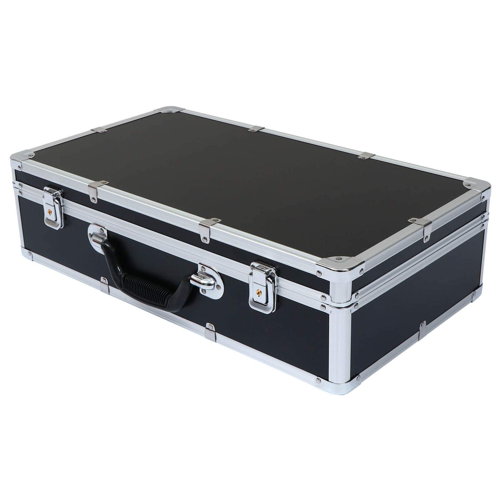 Heavy Duty Metal Tool Box with Foam Insert - Universal Hard Carrying Case for Electronics, Tools, Cameras & Testing Equipment - Waterproof Jobsite Tool Storage Case for Professionals & DIY Projects - Perfect for Workshops, Construction Sites & Field Work