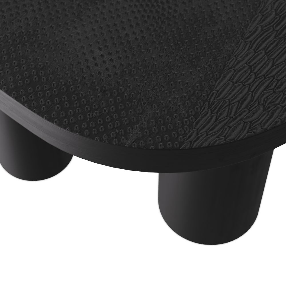 Modern Black Alaric Coffee Table - Stylish Living Room Centerpiece for Home Decor & Entertainment Spaces