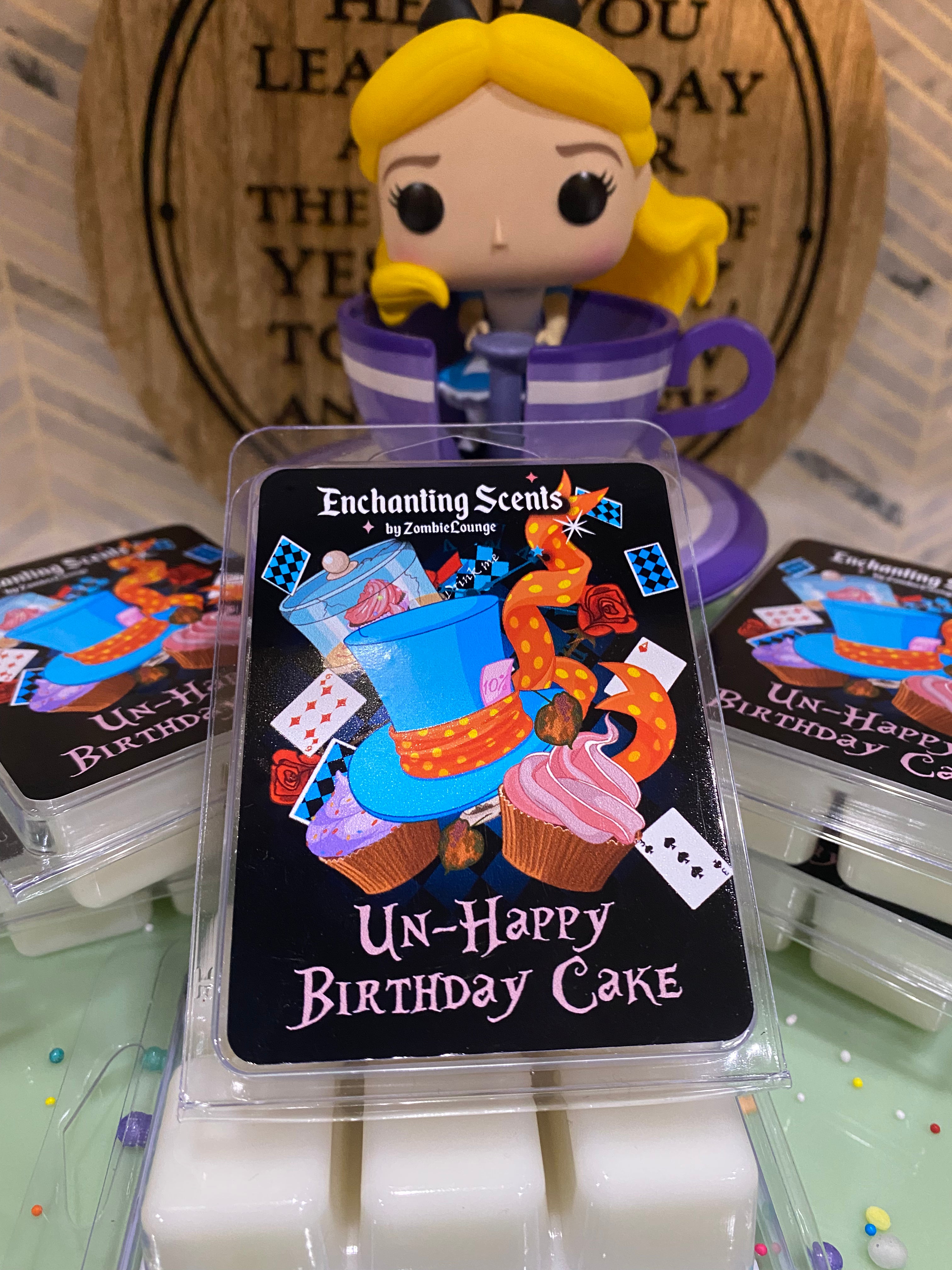 Happy Birthday Cake Scented Wax Melts - Fragrant Soy Wax Cubes for Warmers, Perfect for Parties & Home Decor