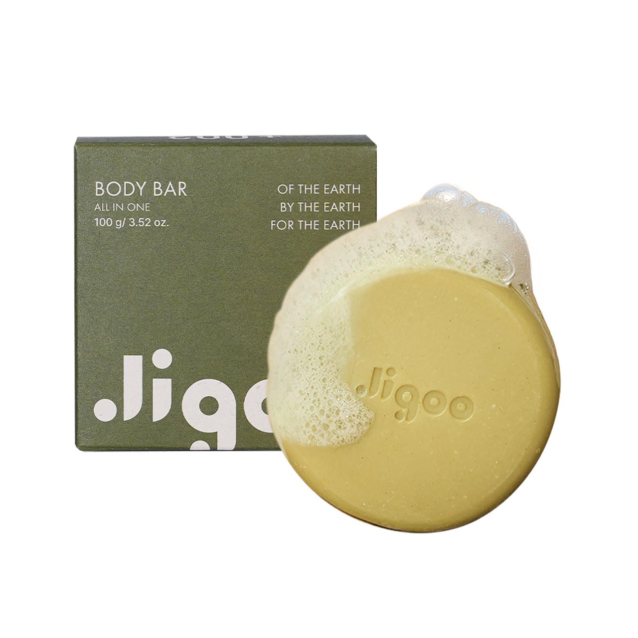 Body Bar All in One 3.52oz (100g) - Moisturizing Shea Butter Soap for Face & Body | Korean Skincare Cleanser | Gentle Cleansing for Dry, Sensitive Skin | Perfect for Daily Shower & Travel