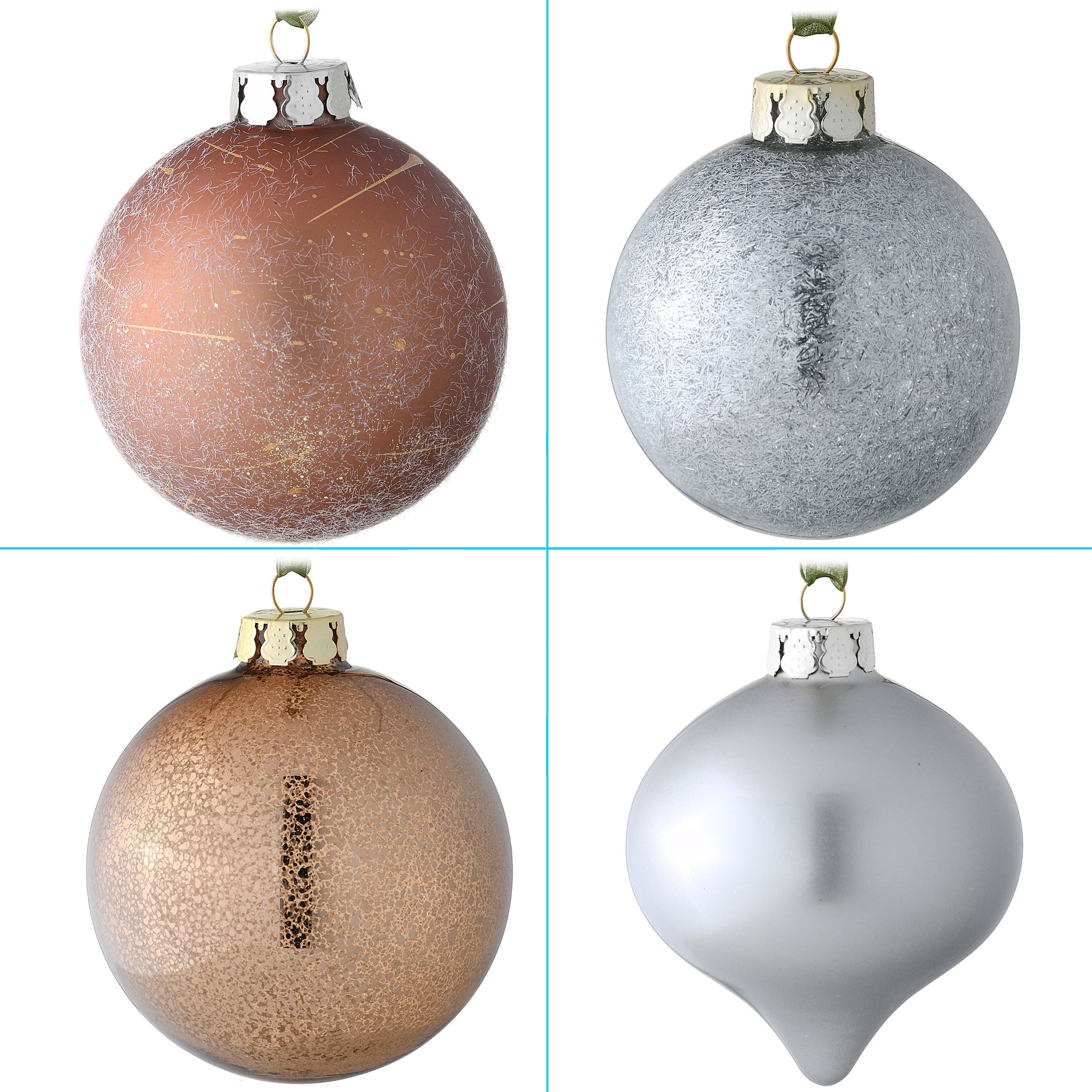 20 Piece Christmas Tree Ornament Set - Shatterproof Holiday Decorations for Xmas Tree (Red & Gold) | Yuletide Glam Collection | Perfect for Home, Office & Party Decor