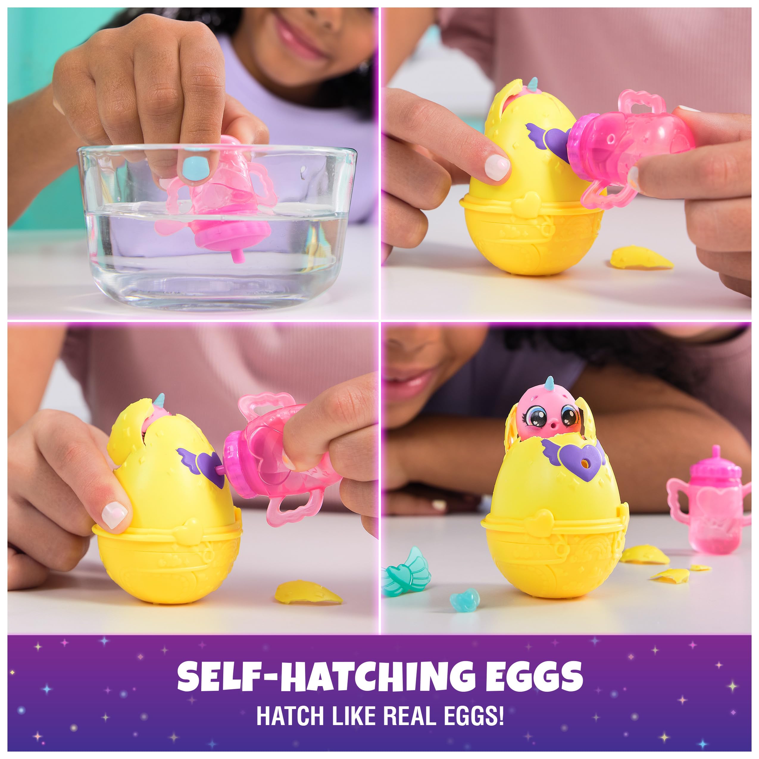 Hatchimals Alive Neon Rainbow Spring Basket Toy - 3 Self-Hatching Easter Eggs, Interactive Kids Toy for Girls & Boys Ages 3+ | Fun Birthday Gift & Easter Basket Stuffers for Toddlers | Perfect for Easter Celebrations, Playtime & Surprise Egg Hunts