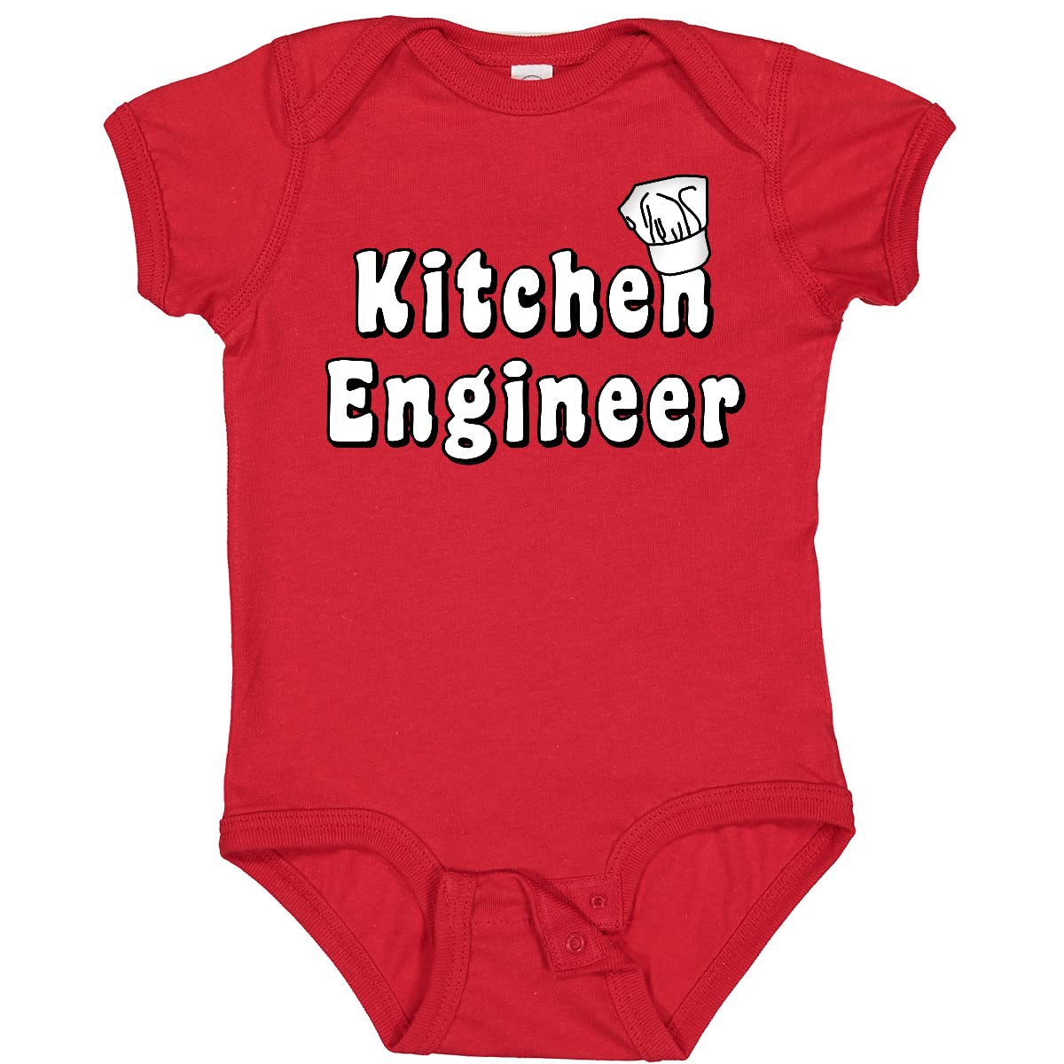Inktastic Kitchen Engineer Baby Bodysuit - Funny Cooking Outfit for Infants & Toddlers - Perfect for Chef-Themed Birthday Parties & Family Cooking Moments