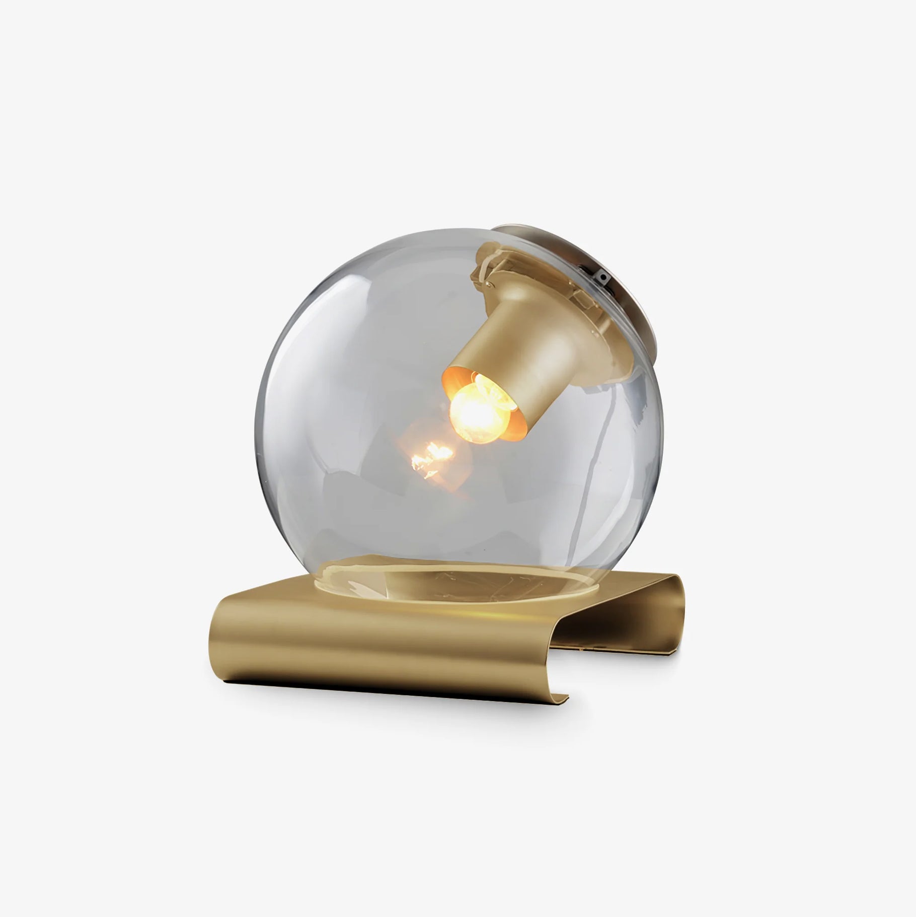 Anvia Modern Glass Table Lamp - Elegant Bedside Lighting for Bedroom, Living Room & Office - Perfect for Reading, Relaxing & Decor