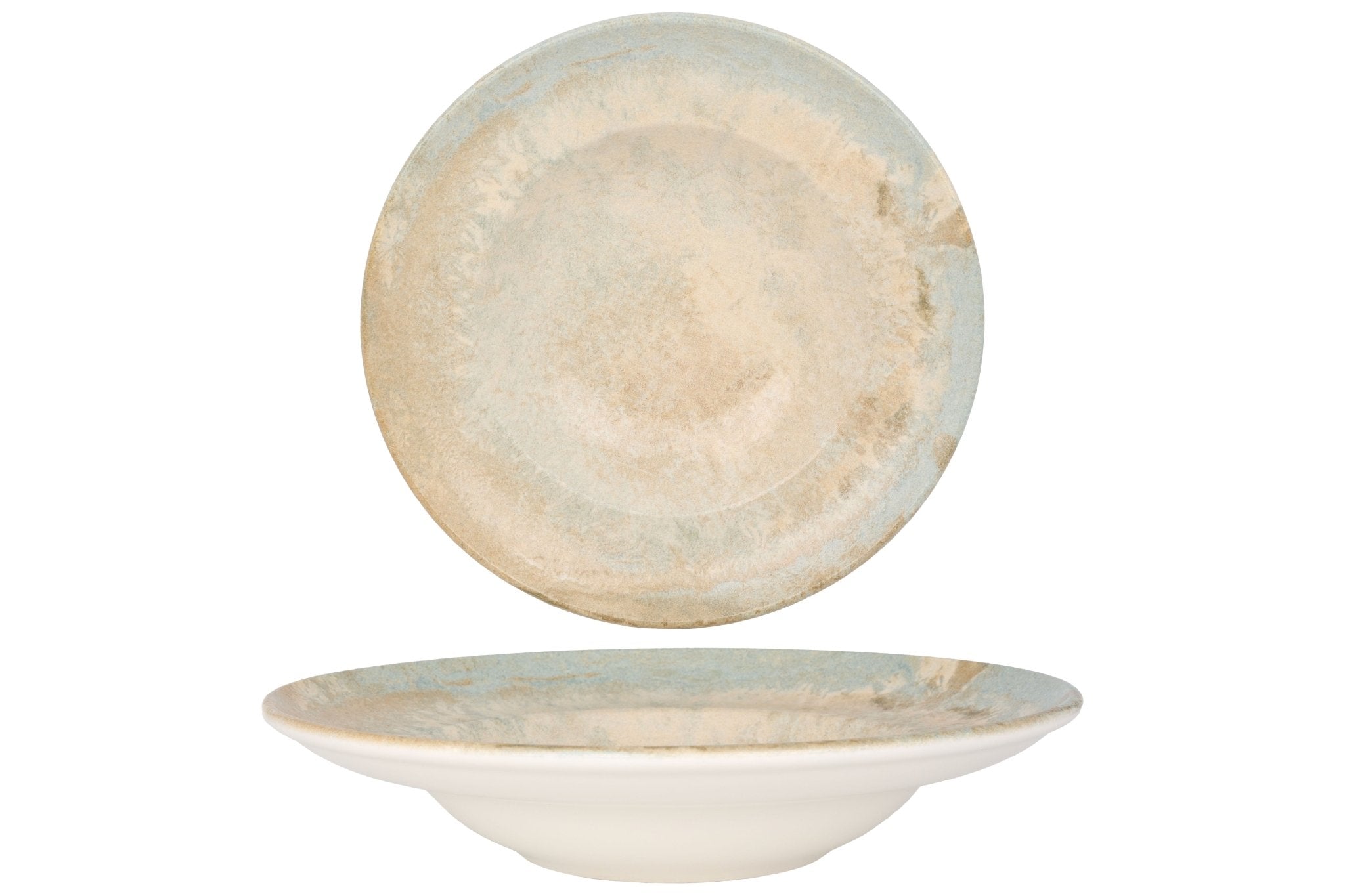 Premium Luz Pasta Plate 27cm (450cc) - Elegant Ceramic Dinnerware for Italian Cuisine | Perfect for Restaurants, Home Dining & Special Occasions