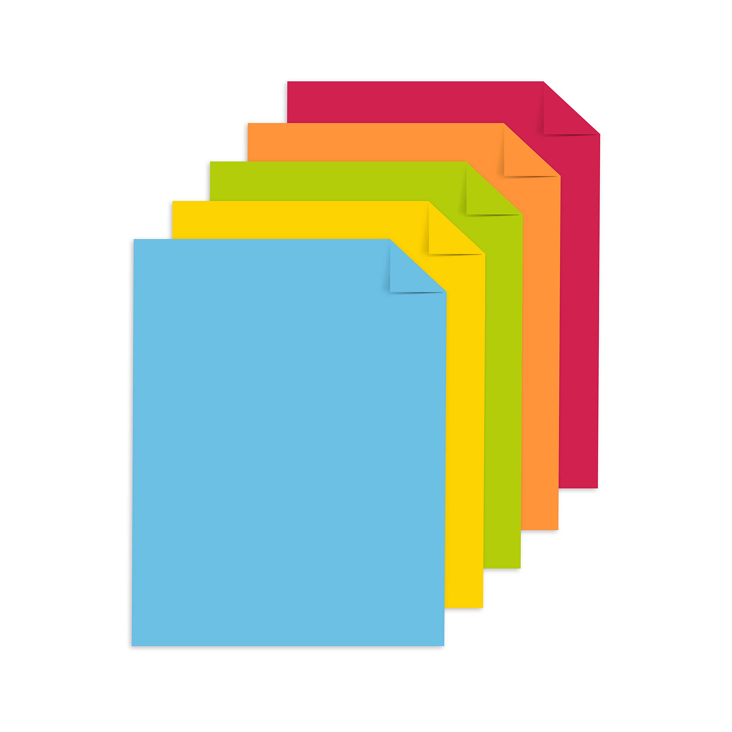 Astrobrights Mega Collection Colored Cardstock Paper - 320 Sheets, 65 lb/176 gsm, 8.5 x 11 Inches, 5 Vibrant Colors - Premium Bright Card Stock for Scrapbooking, DIY Crafts, School Projects, Office Documents & Invitations