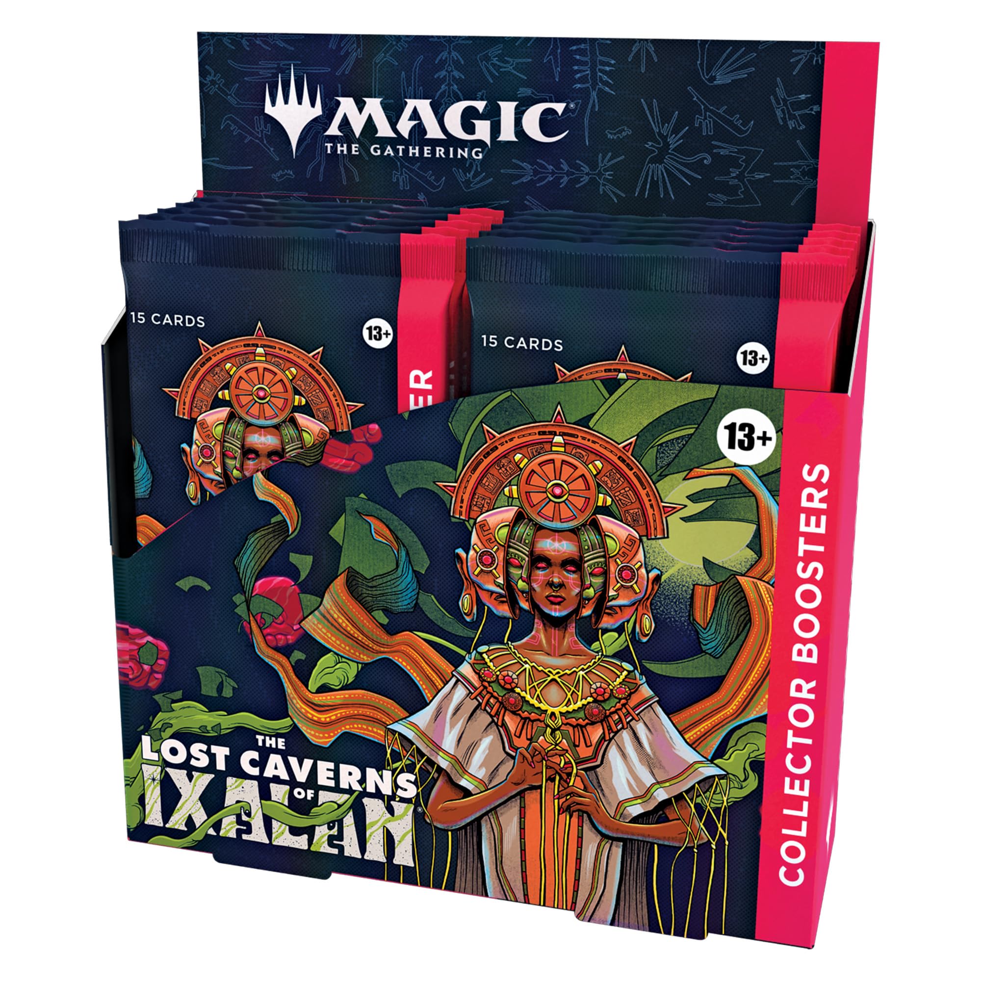 Magic: The Gathering The Lost Caverns of Ixalan Collector Booster Box - 12 Packs + 1 Foil Box Topper Card (181 Magic Cards) | Premium MTG Collectible Cards for Deck Building, Trading & Gaming