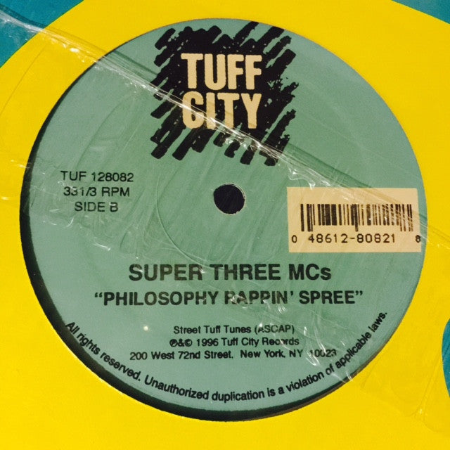 Cold Crush Brothers & Super 3 - Fresh Wild Fly and Bold Philosophy Rappin' Spree 12