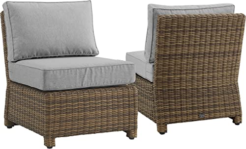 Brown With Gray Cushions
