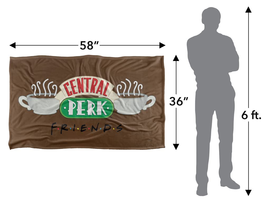Friends Central Perk Silky Touch Super Soft Throw Blanket 36