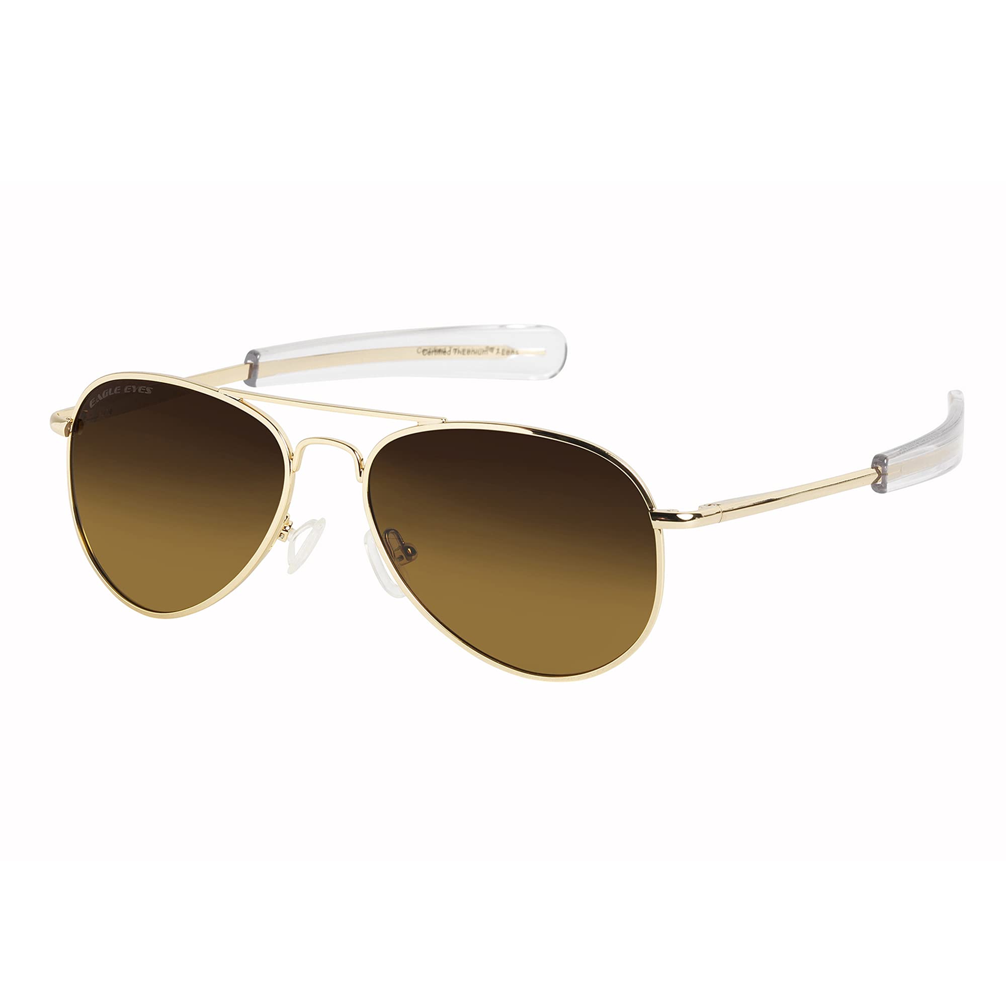 Eagle Eyes FREEDOM Aviator Sunglasses for Men & Women - Polarized UV Protection Pilot Sunglasses - Classic Retro Style for Driving, Travel & Outdoor Activities
