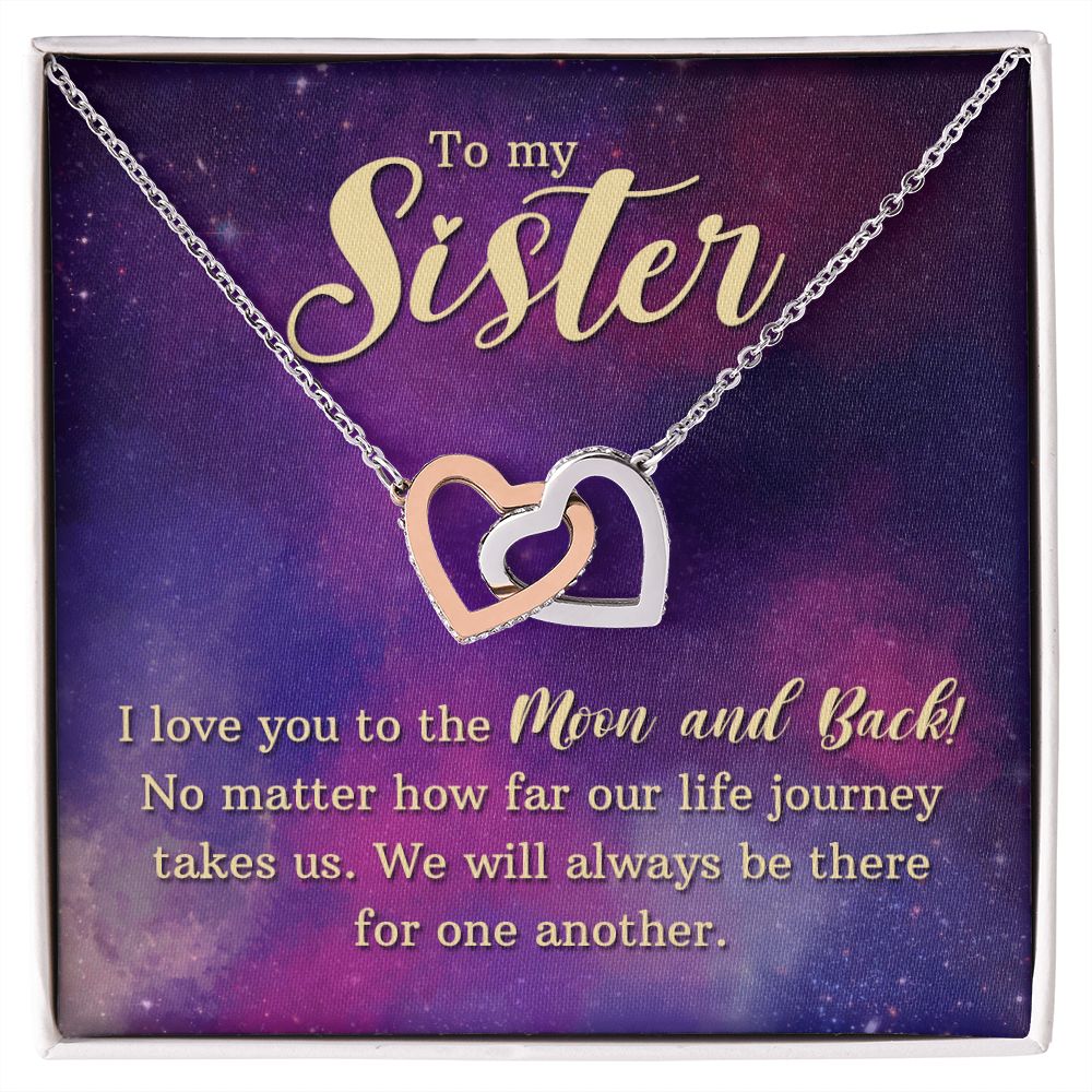 Interlocking Heart Friendship Jewelry Set - Perfect Gift for Sister, Best Friend, or Loved One - Christmas, Birthday, Anniversary - Ideal for Special Occasions and Everyday Wear