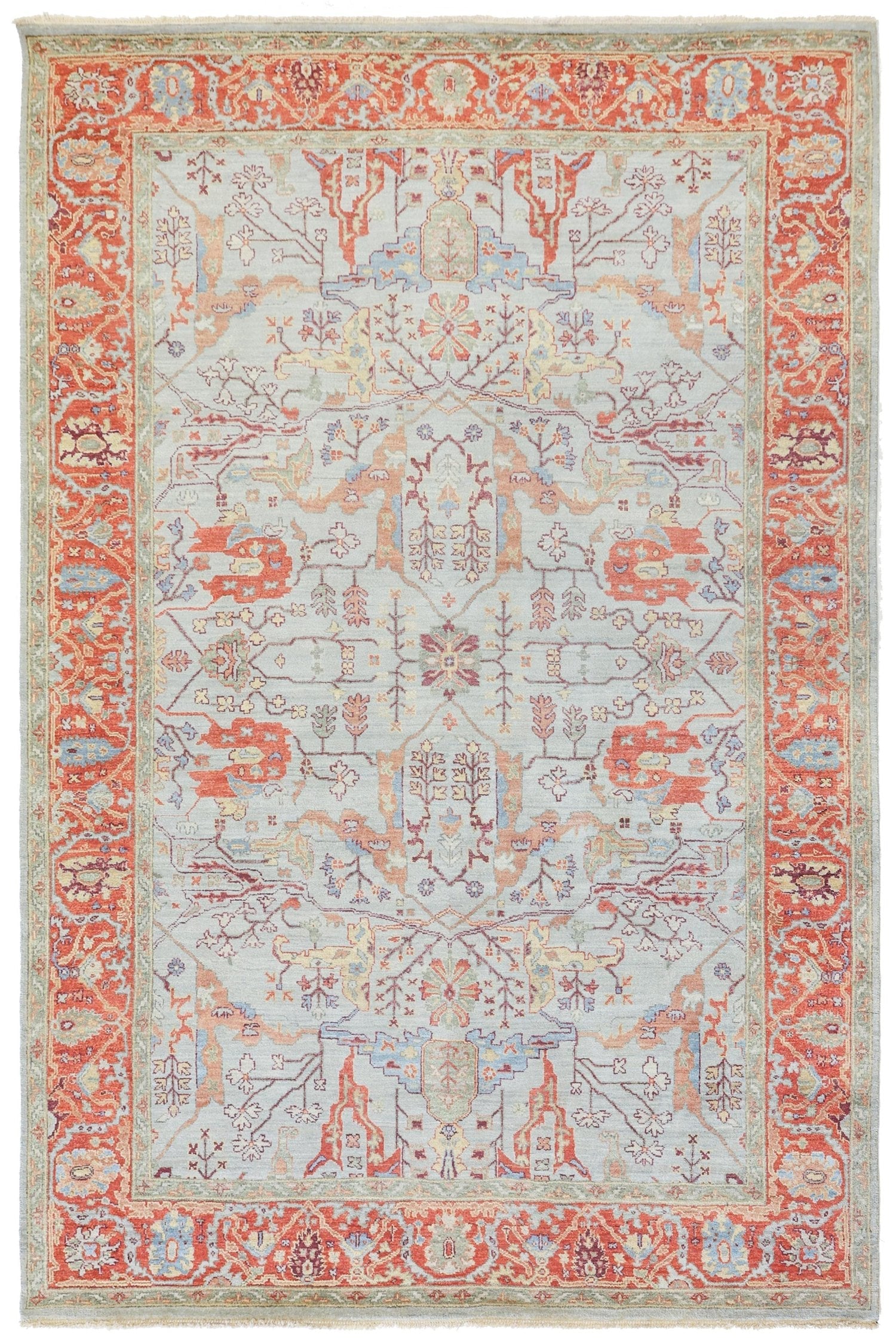 Handwoven Arabesque Tribal Rug – Bohemian Style J73819 – Perfect for Living Room, Bedroom, or Home Decor