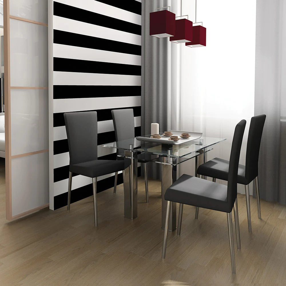 Single Stripe Peel and Stick Wallpaper Border - Self-Adhesive Decorative Wall Trim for Bedroom, Nursery, Living Room & Home Decor