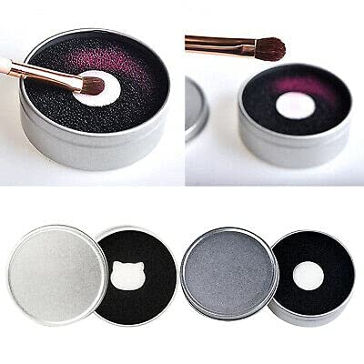 B-LADY Makeup Brush Cleaning Tool - Quick Cleaner Sponge for Cosmetics Brushes - Remove Eyeshadow & Foundation Residue - Perfect for Home & Professional Makeup Artists