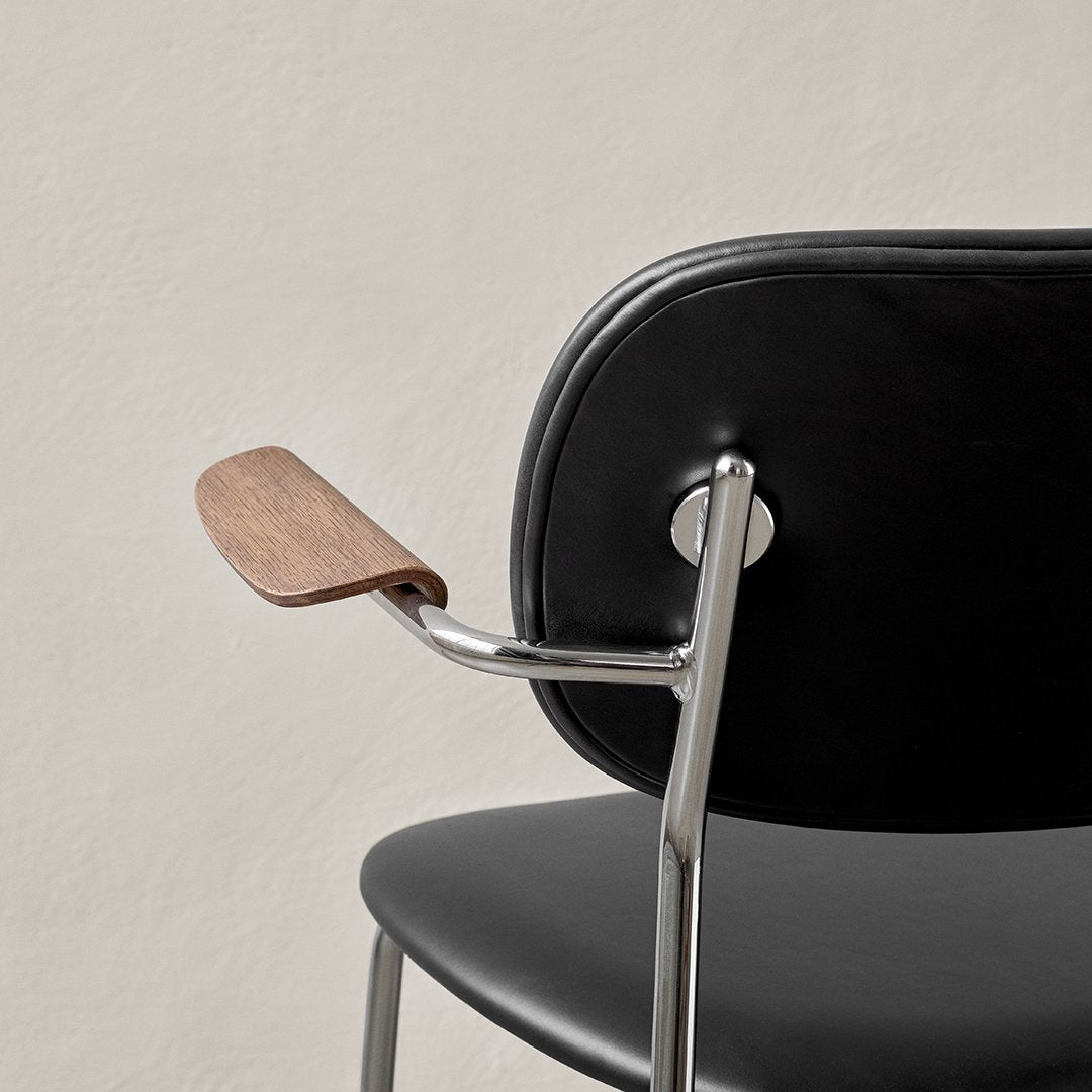 Co Dining Chair with Armrests - Fully Upholstered Modern Dining Chair for Kitchen, Dining Room & Breakfast Nook - Comfortable & Stylish Seating Solution