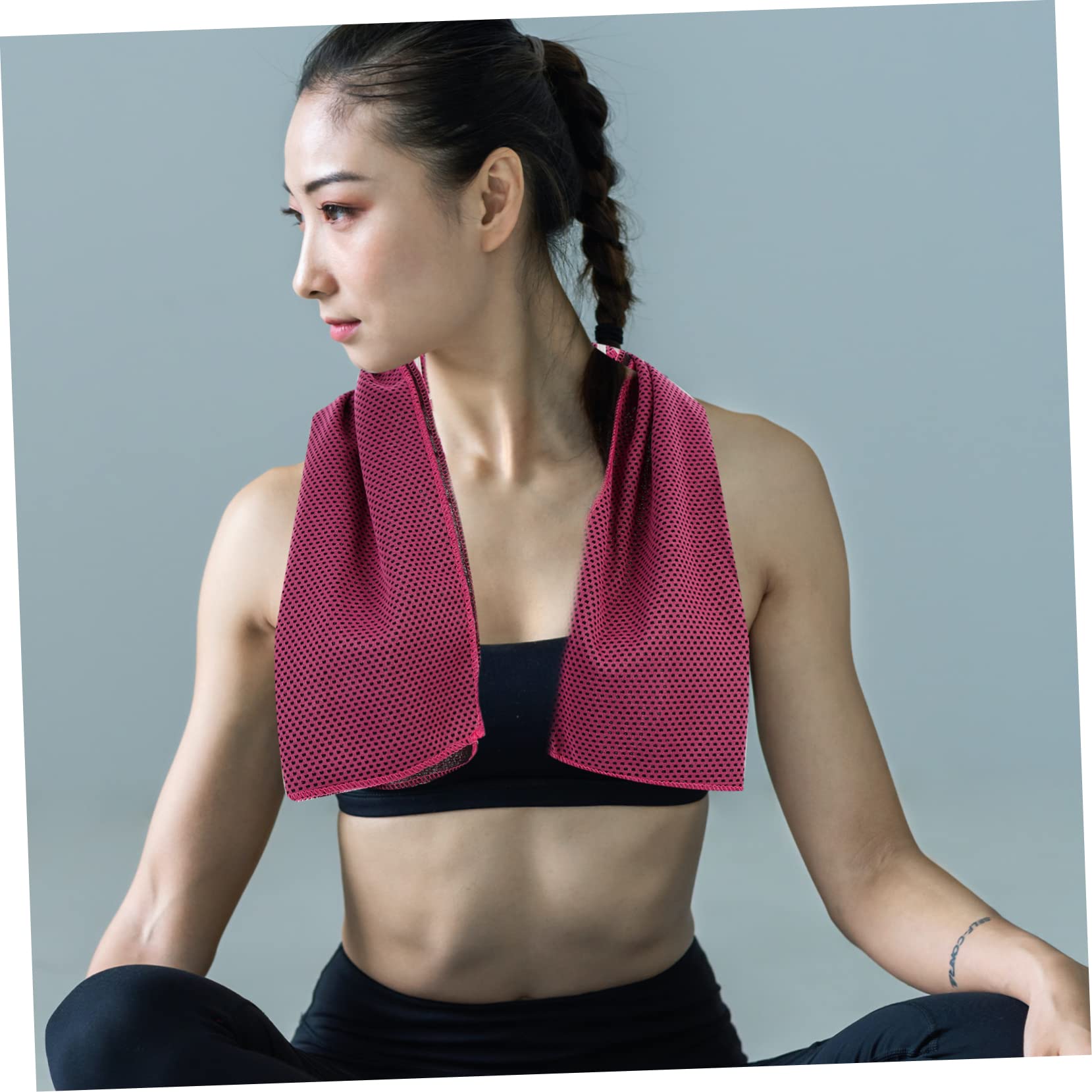 BIUDECO 3-Pack Cooling Sports Towels for Men & Women - Lightweight Gym Workout Towels, Moisture-Wicking Neck Wraps for Running, Yoga, Tennis & Outdoor Activities (12pcs Total) - Perfect for Summer Exercise & Hot Weather