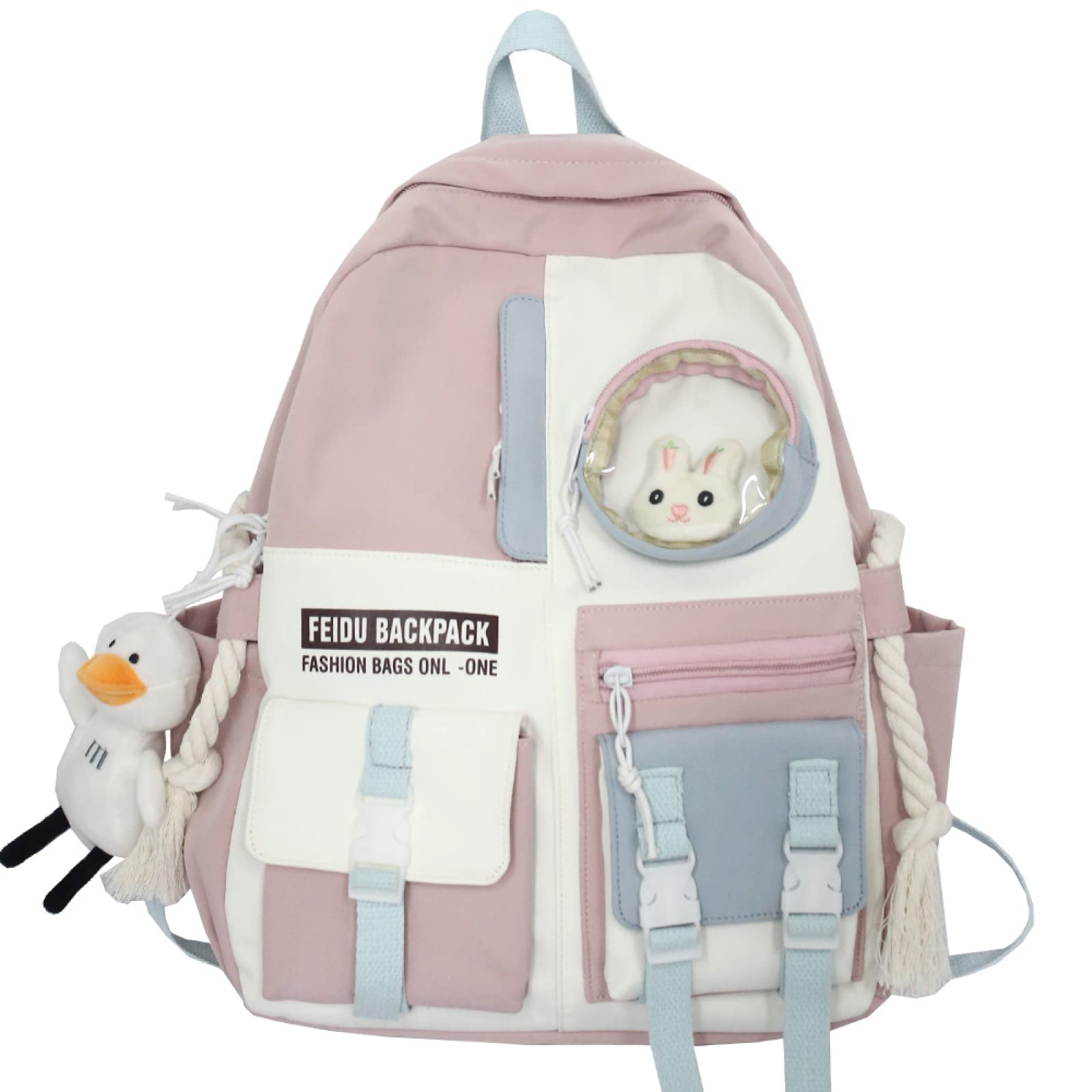 Waterproof Nylon Backpack for Women & College Students - School & Travel Use