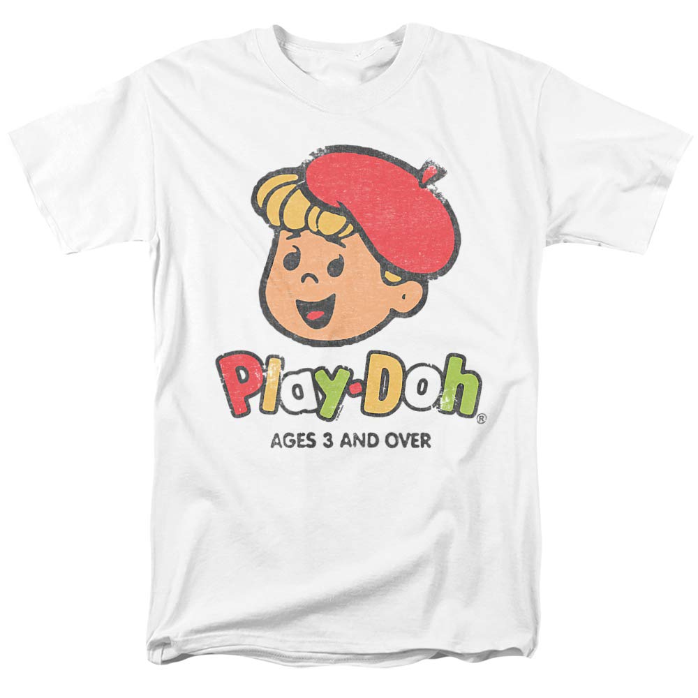 Play-Doh 3+ Unisex T-Shirt for Adults - Fun & Comfortable Casual Wear for Men & Women | Perfect for Play-Doh Fans, Art Lovers & Creative Activities